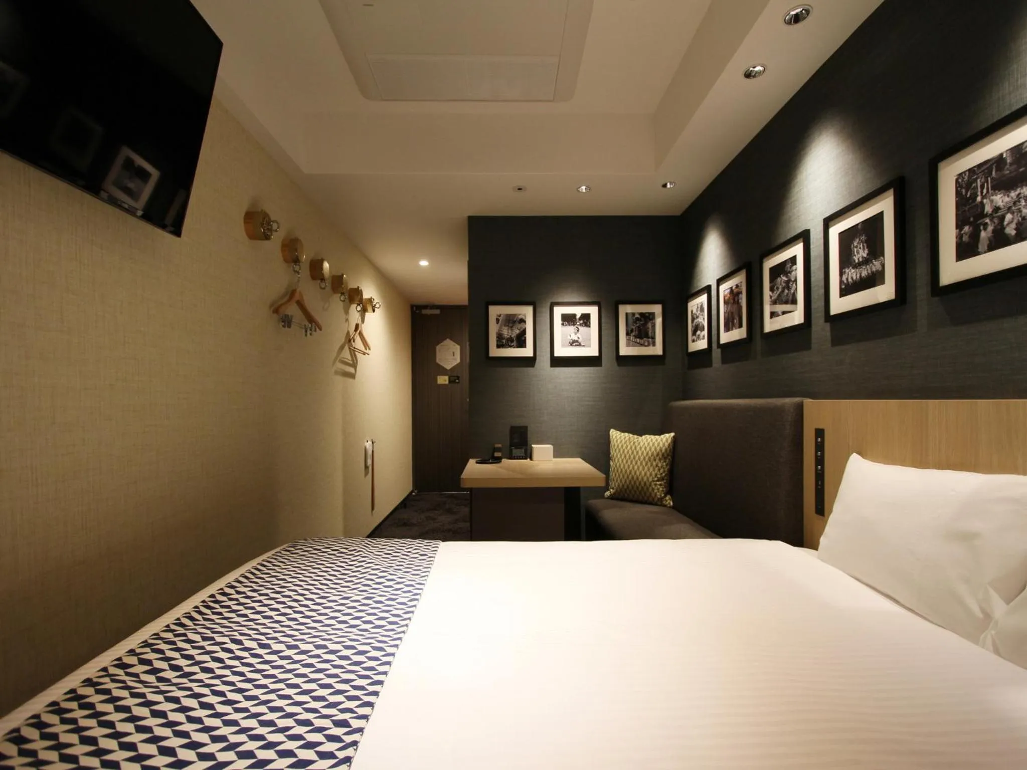 Bed in Hotel Torifito Hakata Gion