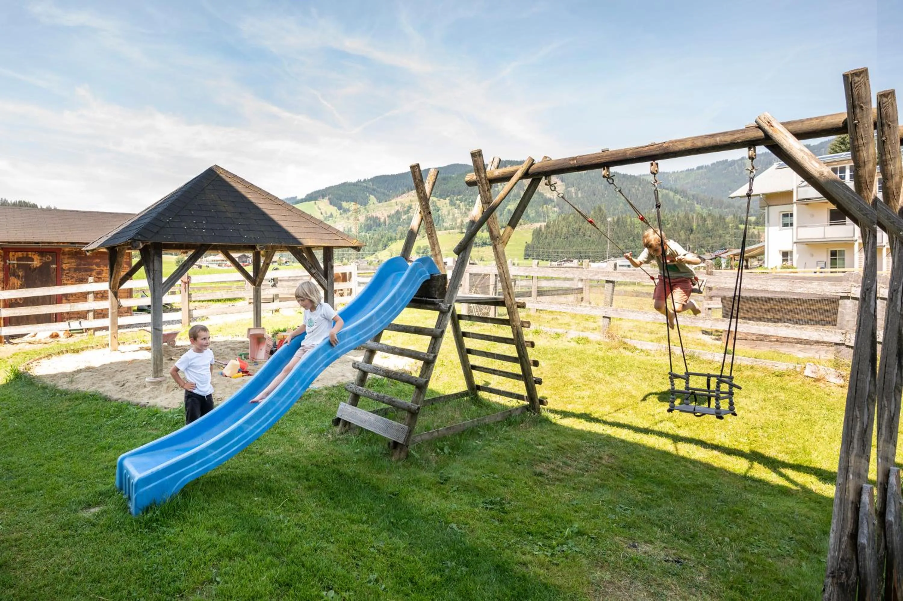 Children play ground in Aparthotel Stadler
