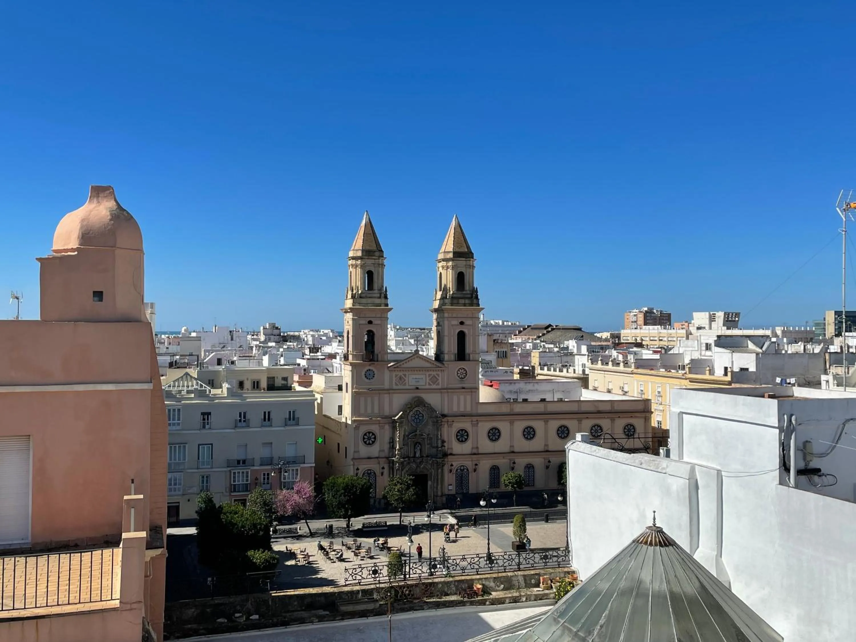 City view in Plaza Mina Suites - Adults Recommended by Luxury Suites Cadiz