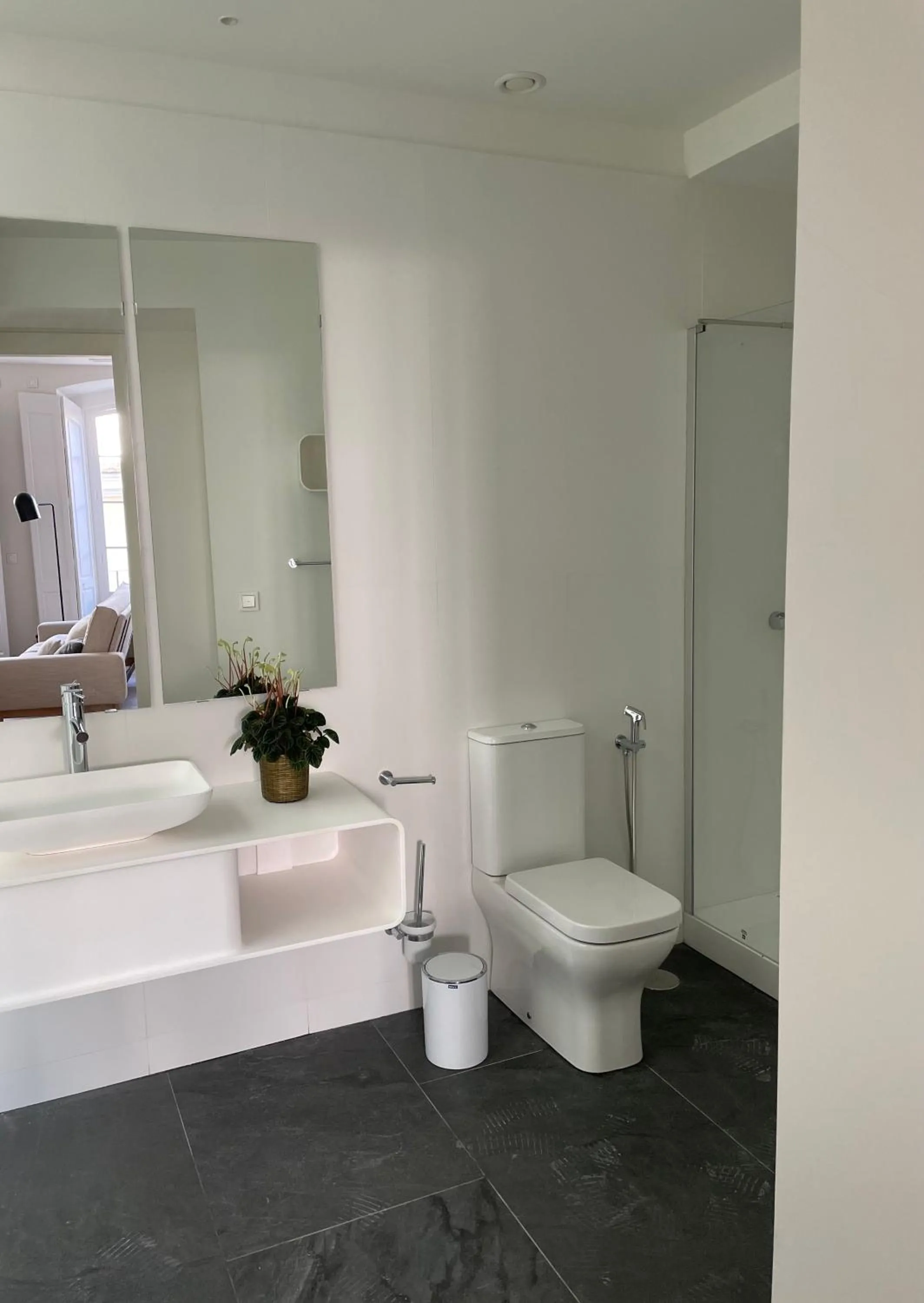 Bathroom in Plaza Mina Suites - Adults Recommended by Luxury Suites Cadiz