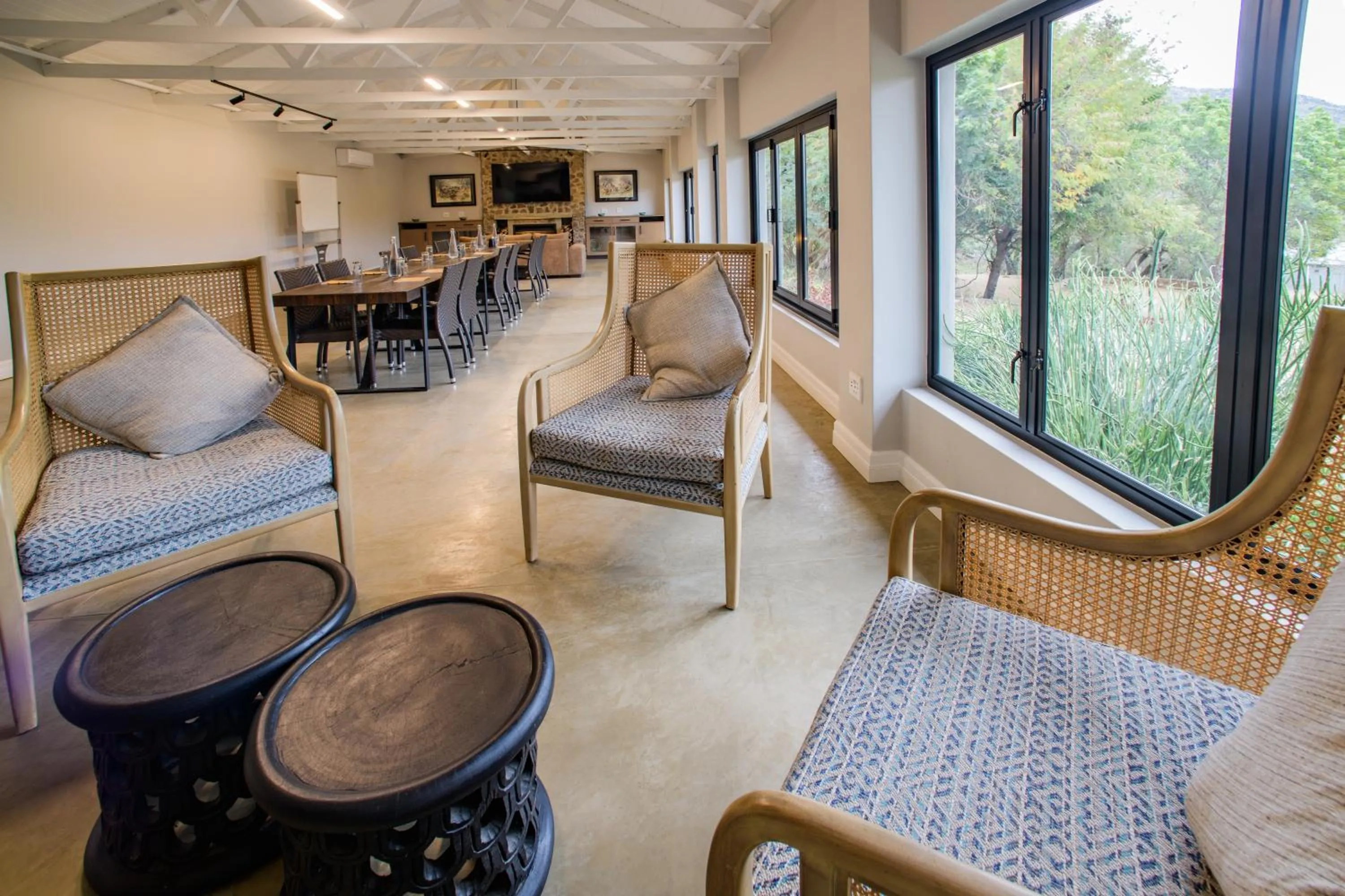 Meeting/conference room in Valley Lodge - Babanango Game Reserve