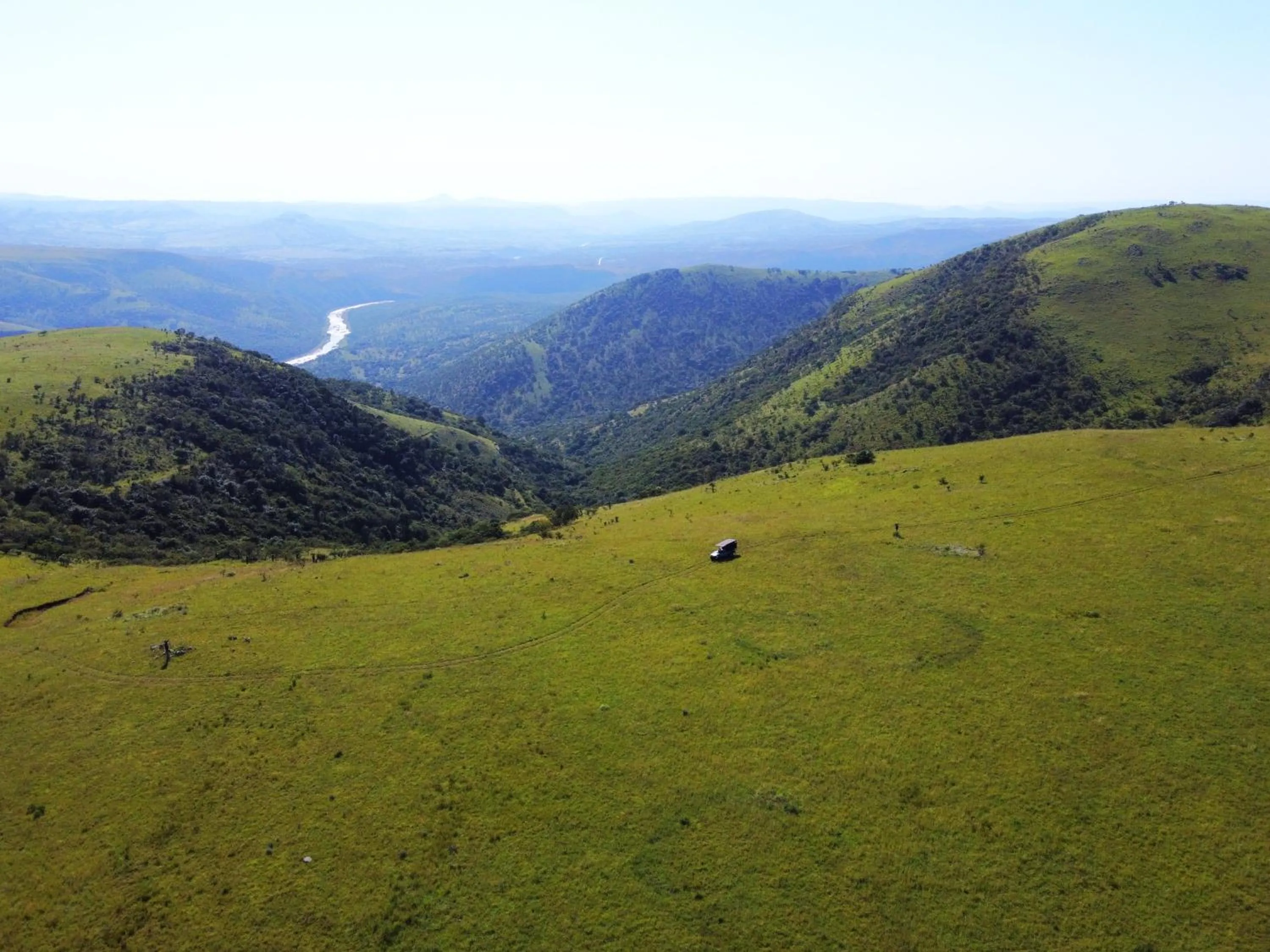 Natural landscape in Valley Lodge - Babanango Game Reserve