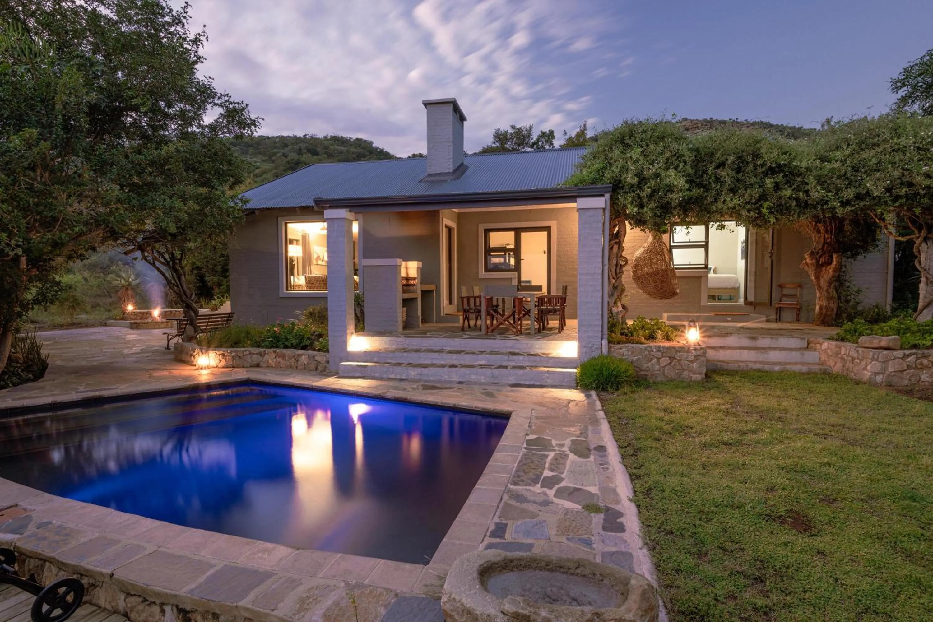 Swimming pool in Valley Lodge - Babanango Game Reserve