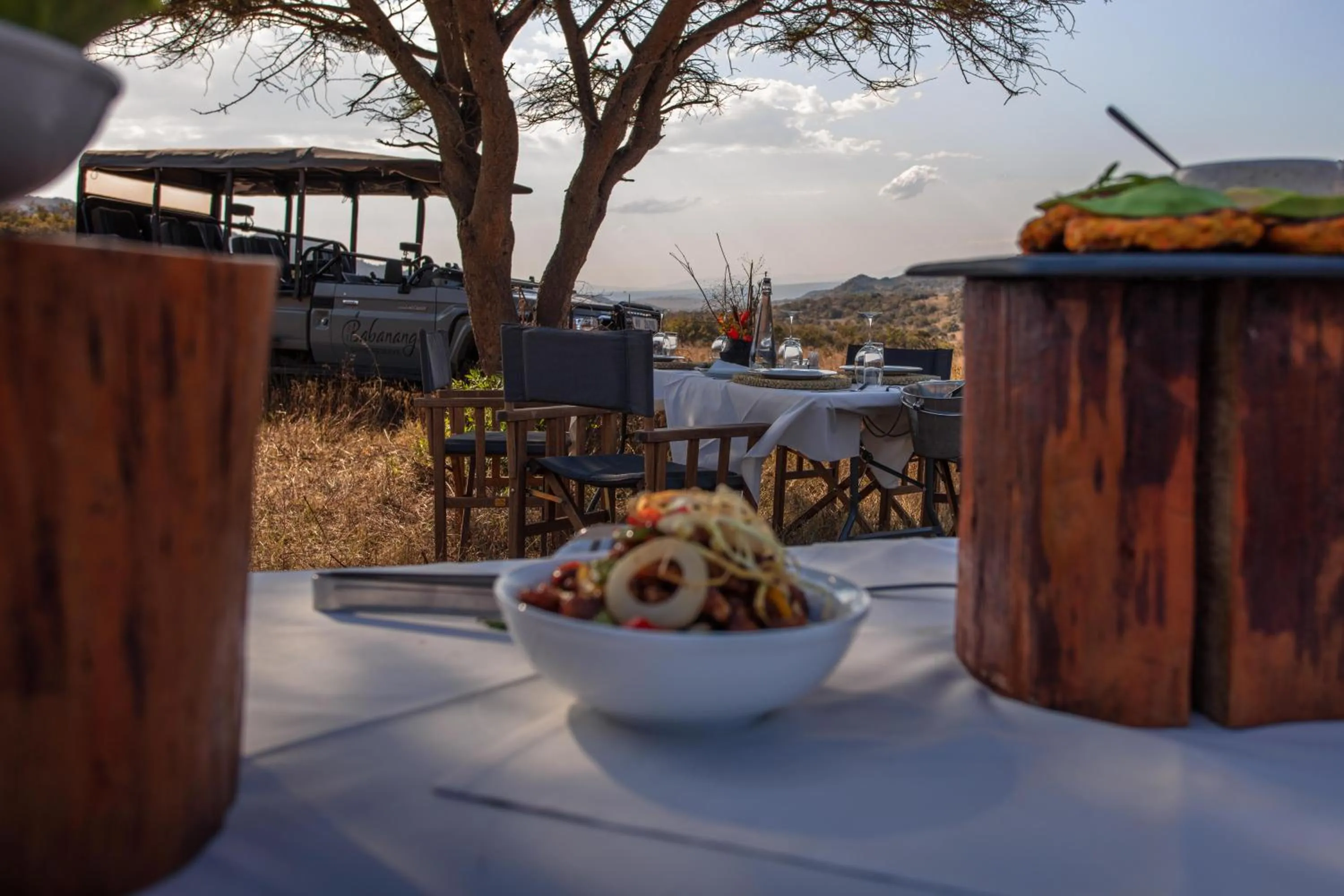 Food and drinks in Valley Lodge - Babanango Game Reserve