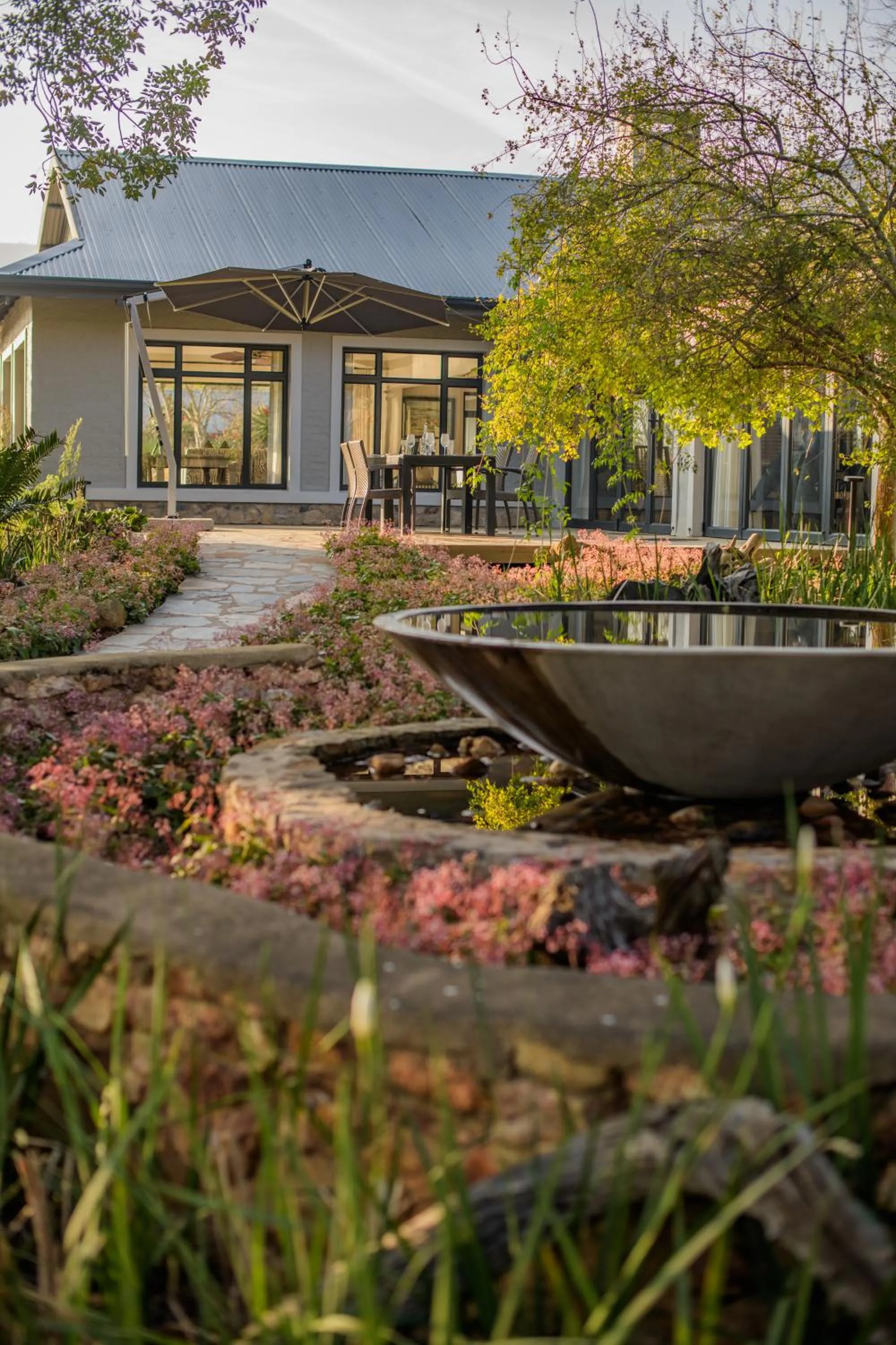Garden view in Valley Lodge - Babanango Game Reserve