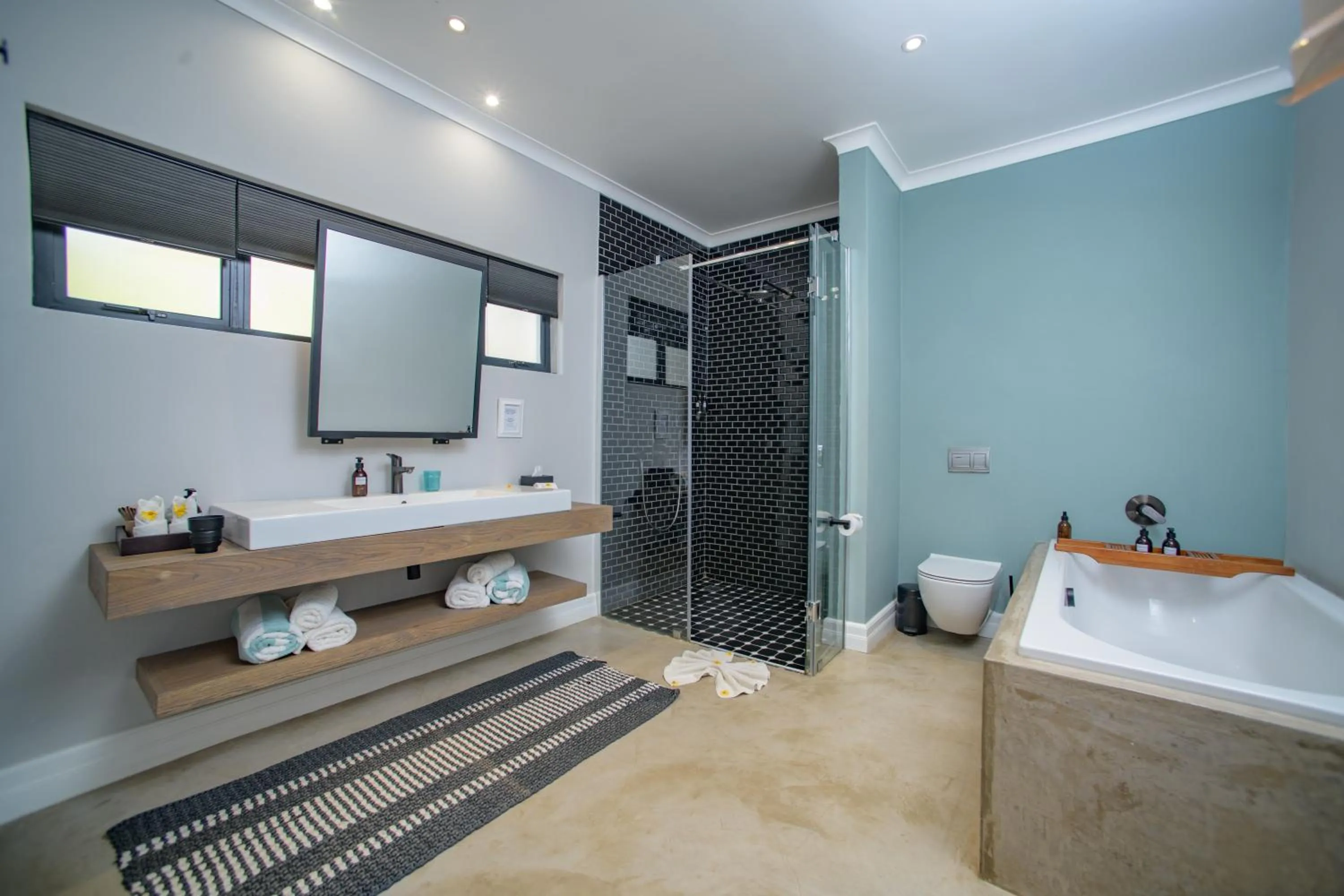 Bathroom in Valley Lodge - Babanango Game Reserve