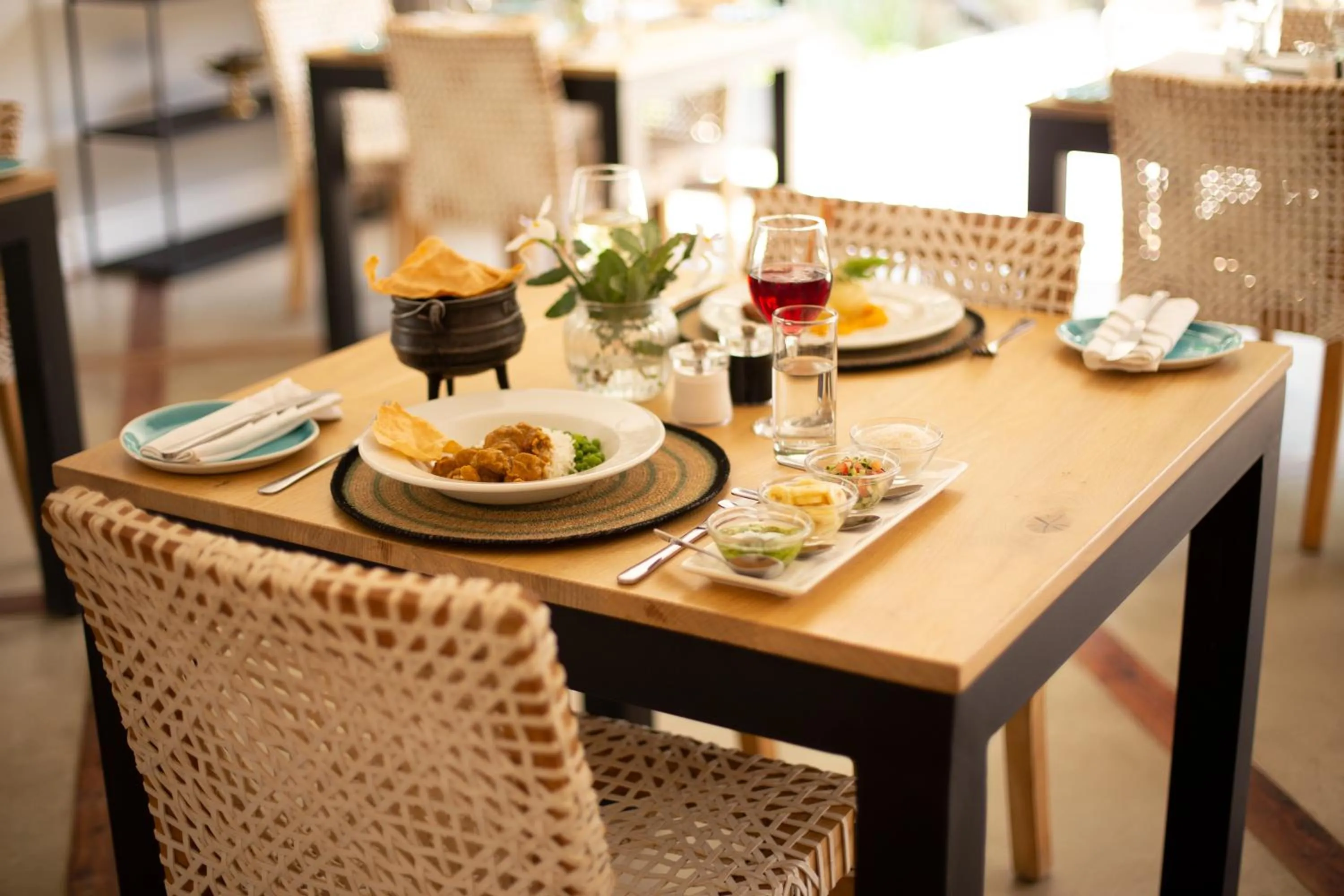 Food and drinks in Valley Lodge - Babanango Game Reserve