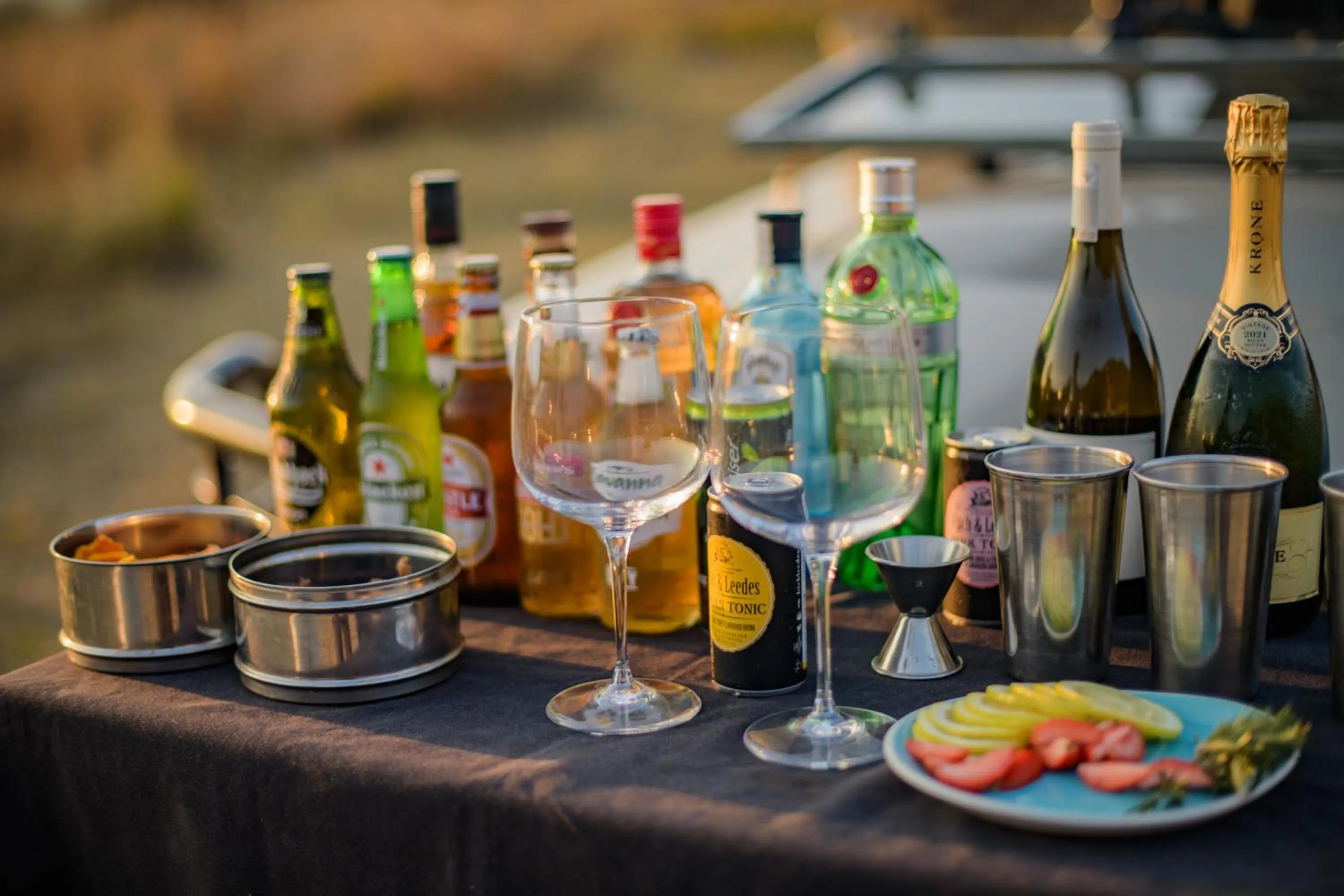 Food and drinks in Valley Lodge - Babanango Game Reserve