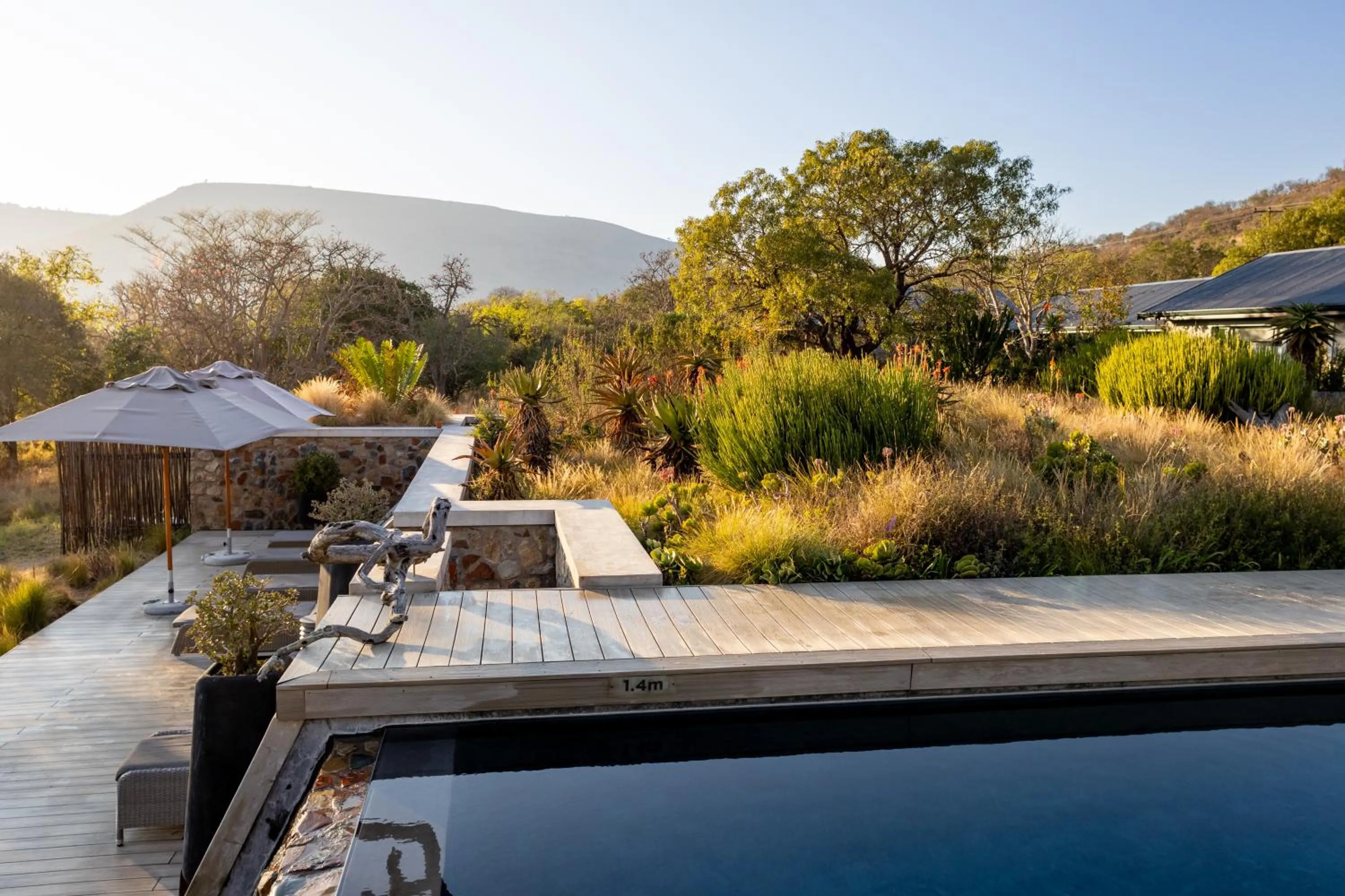 Swimming pool in Valley Lodge - Babanango Game Reserve