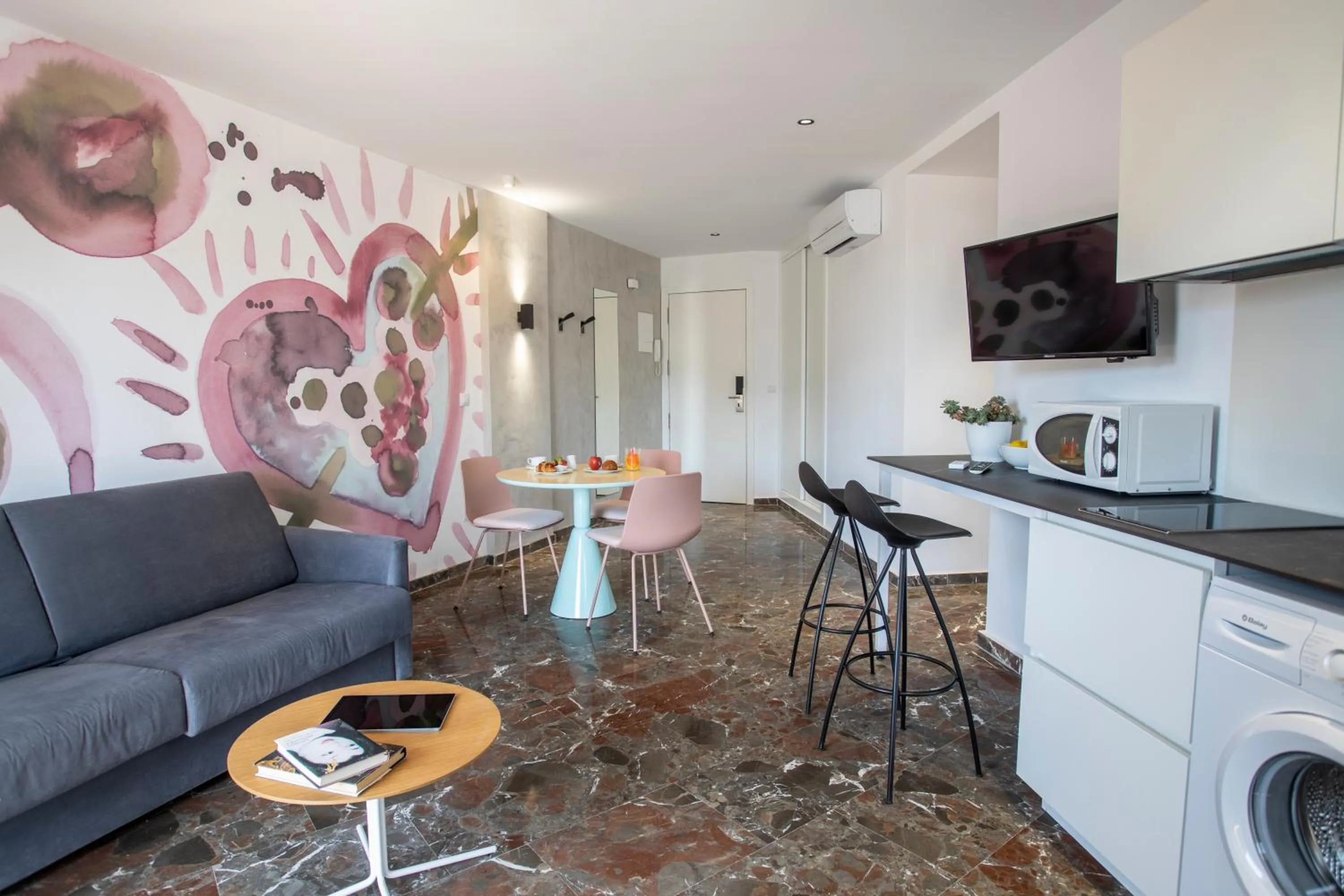 Living room in Apartamentos San Jaime Center Suites