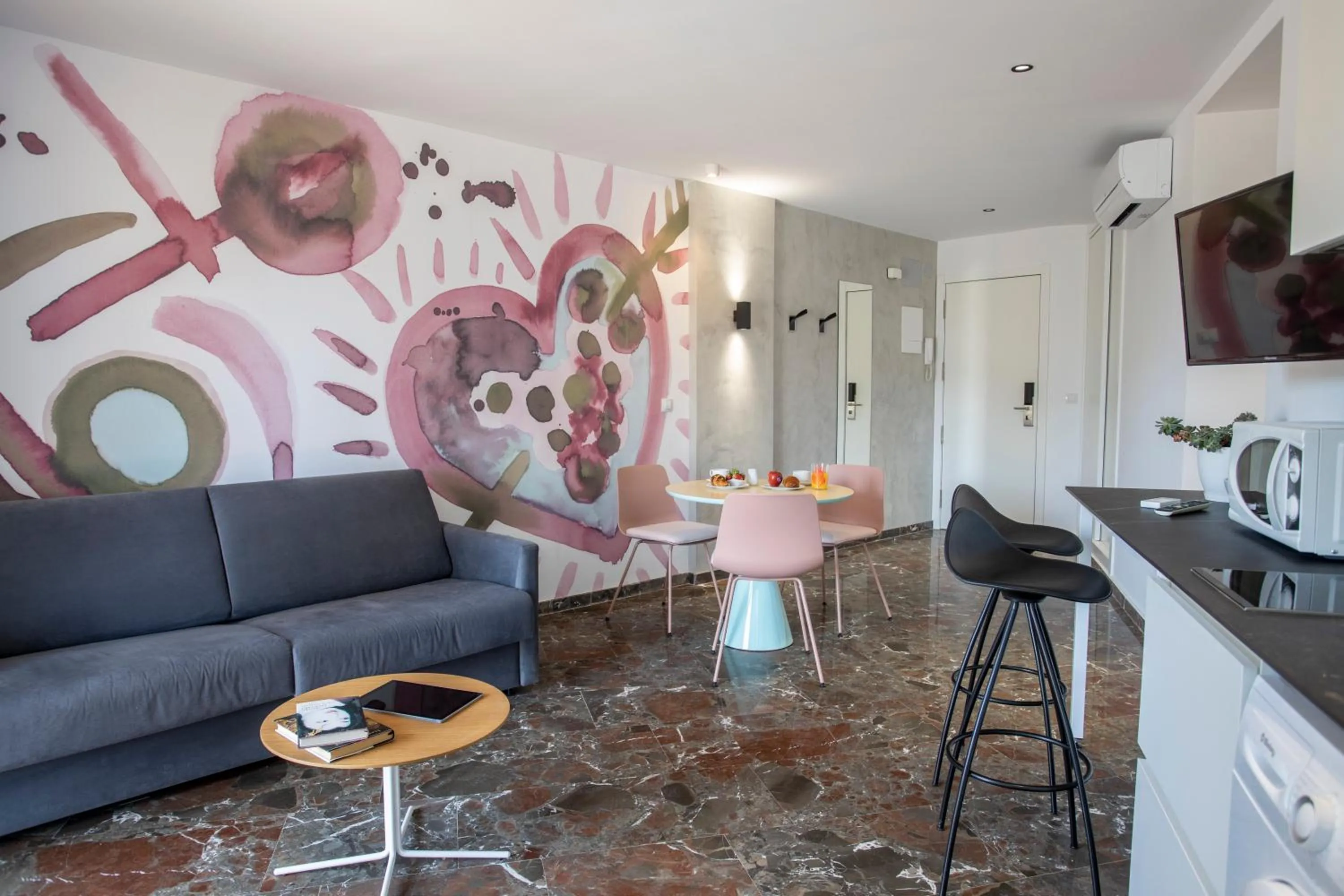 Living room in Apartamentos San Jaime Center Suites