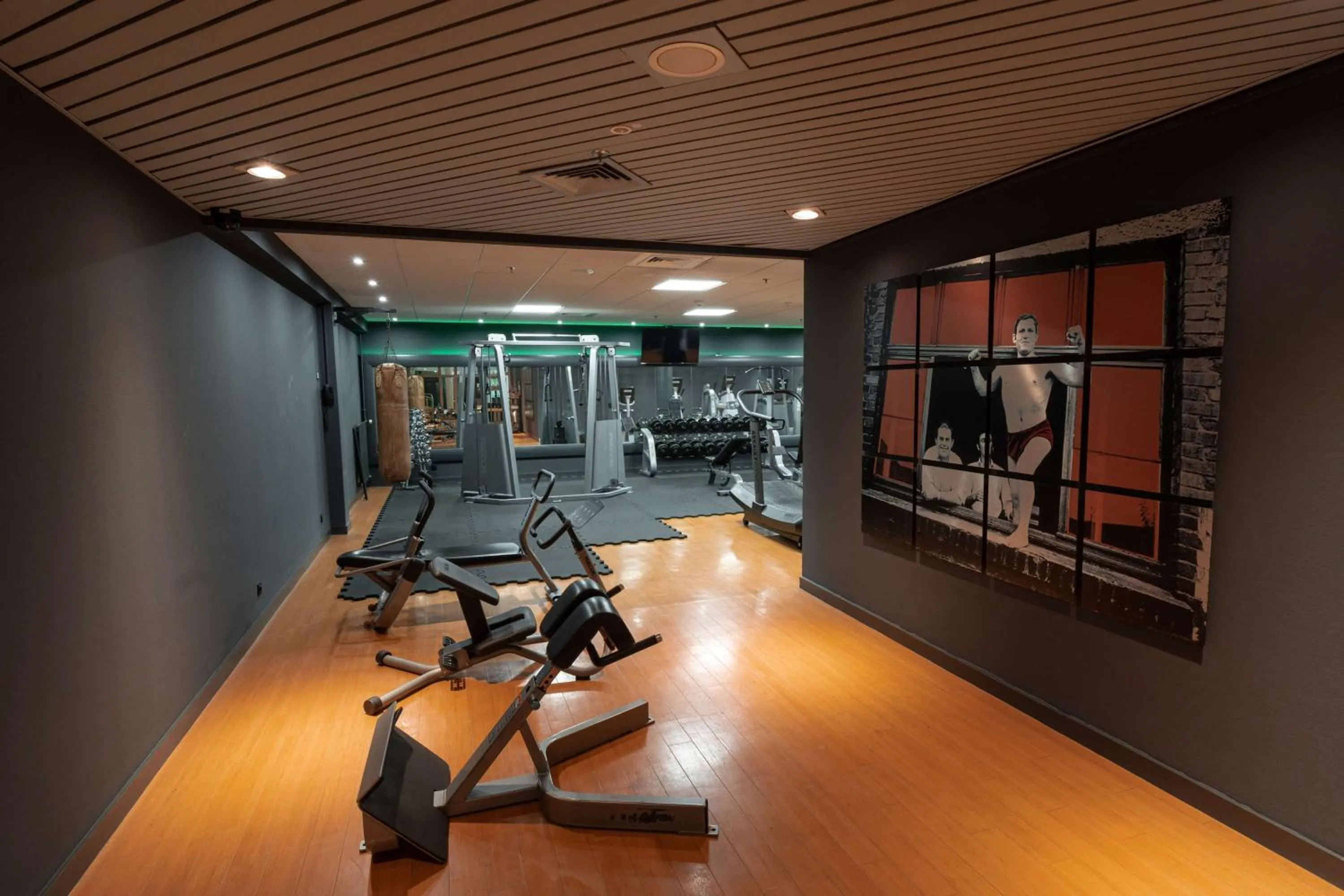 Fitness centre/facilities in Radisson Blu Hotel Dortmund