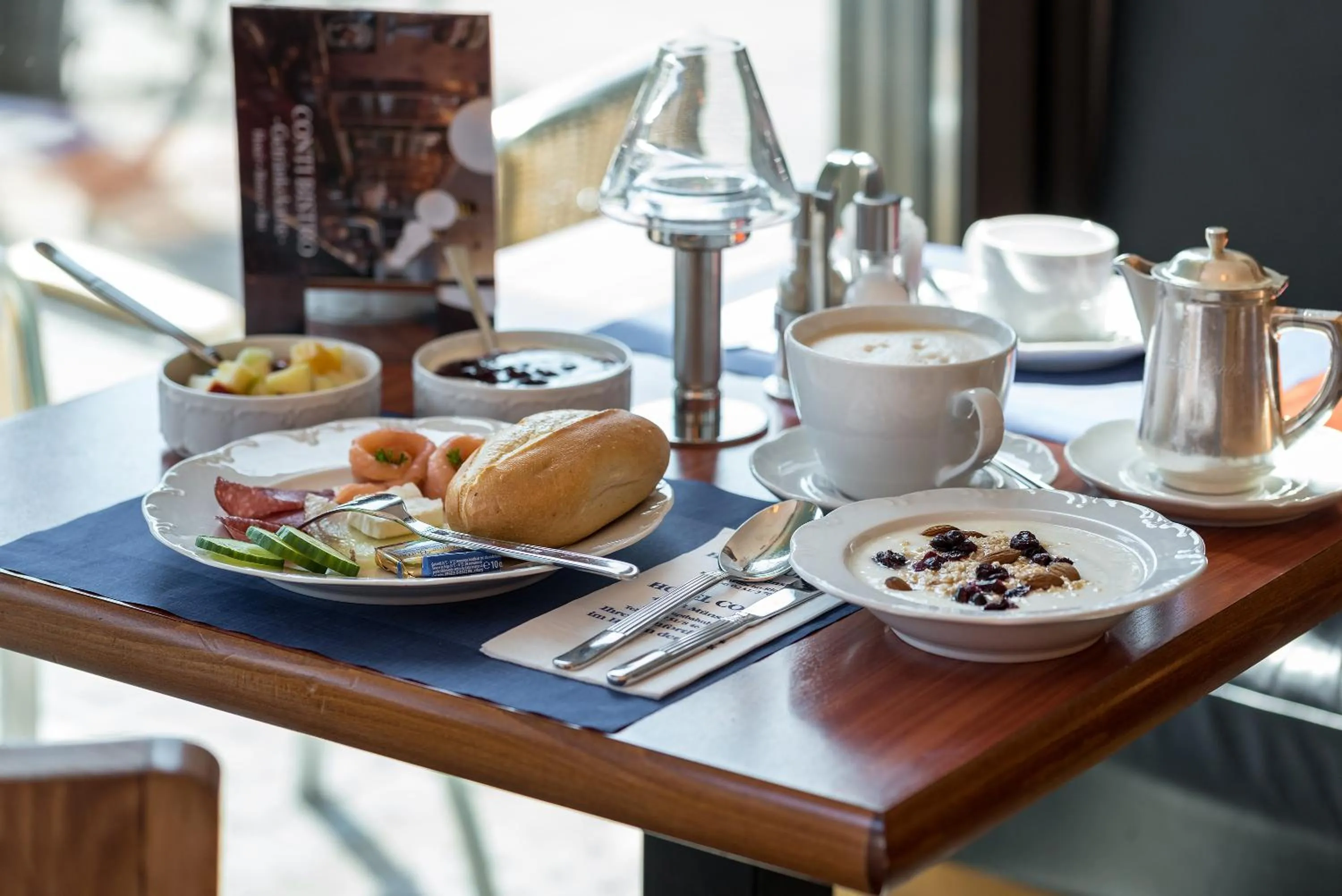 Food close-up in Hotel Conti Am Hauptbahnhof