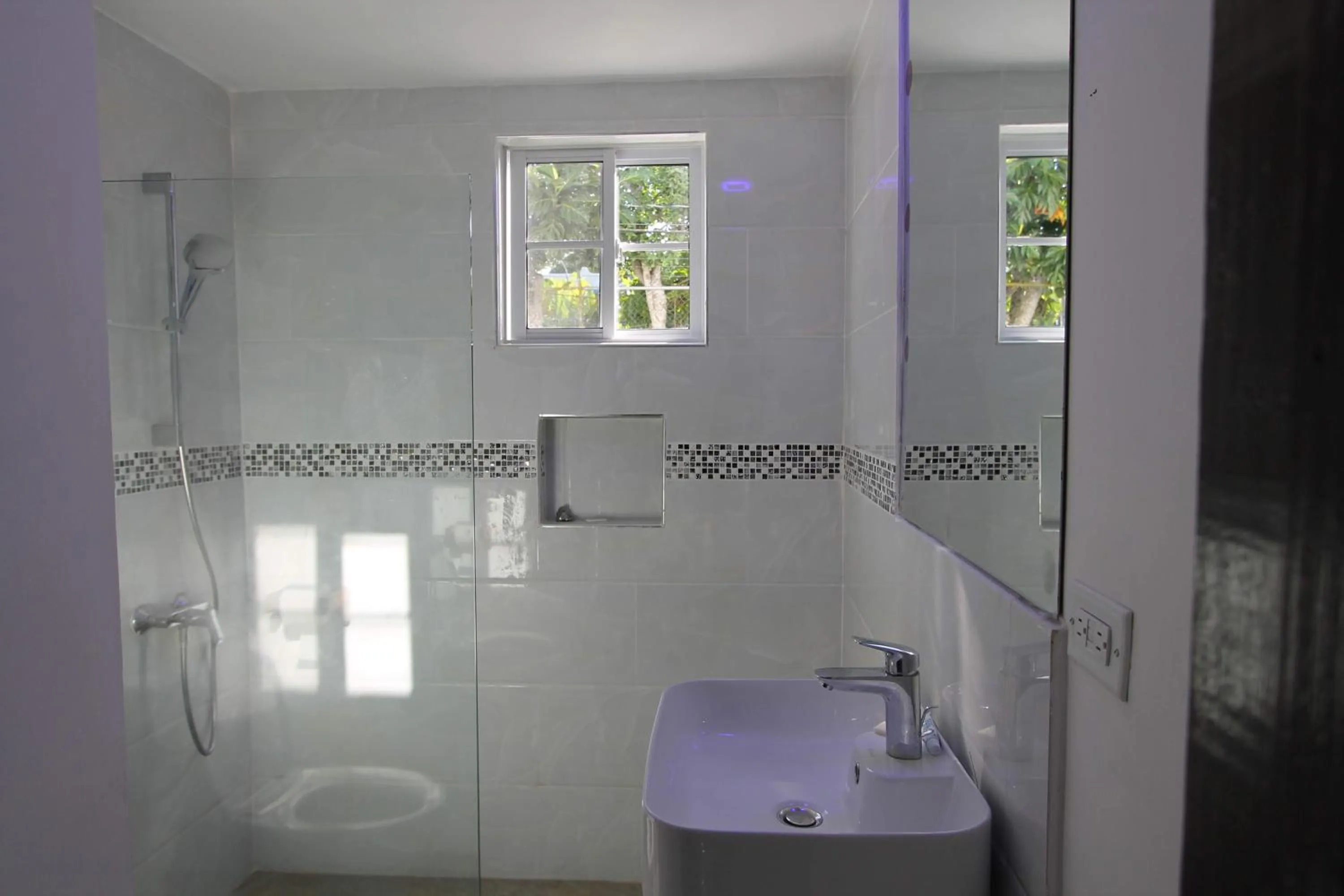 Bathroom in Sand and Blue Seas