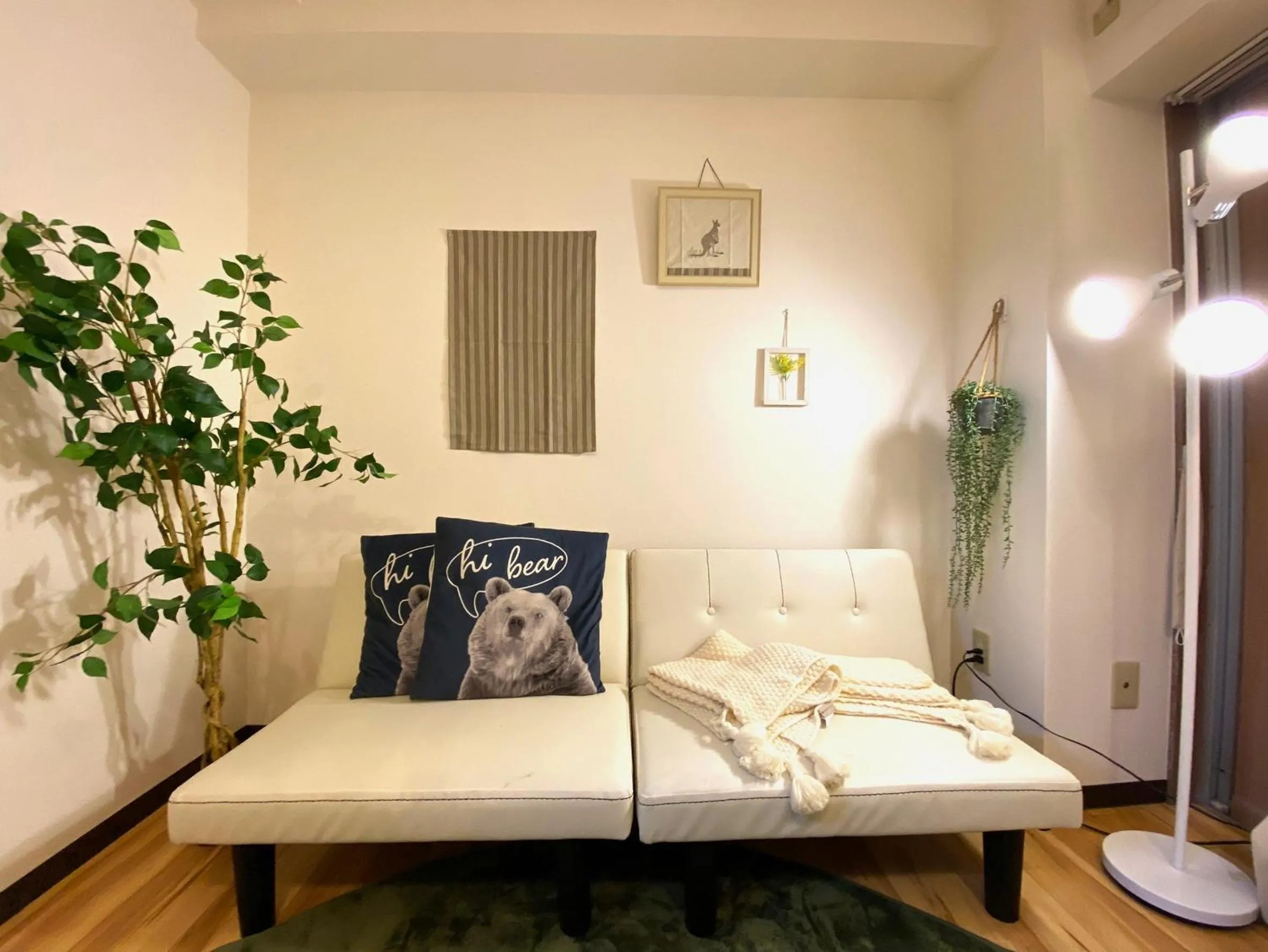 Bed in Yoyogi Apartment 2-401 by Tranova