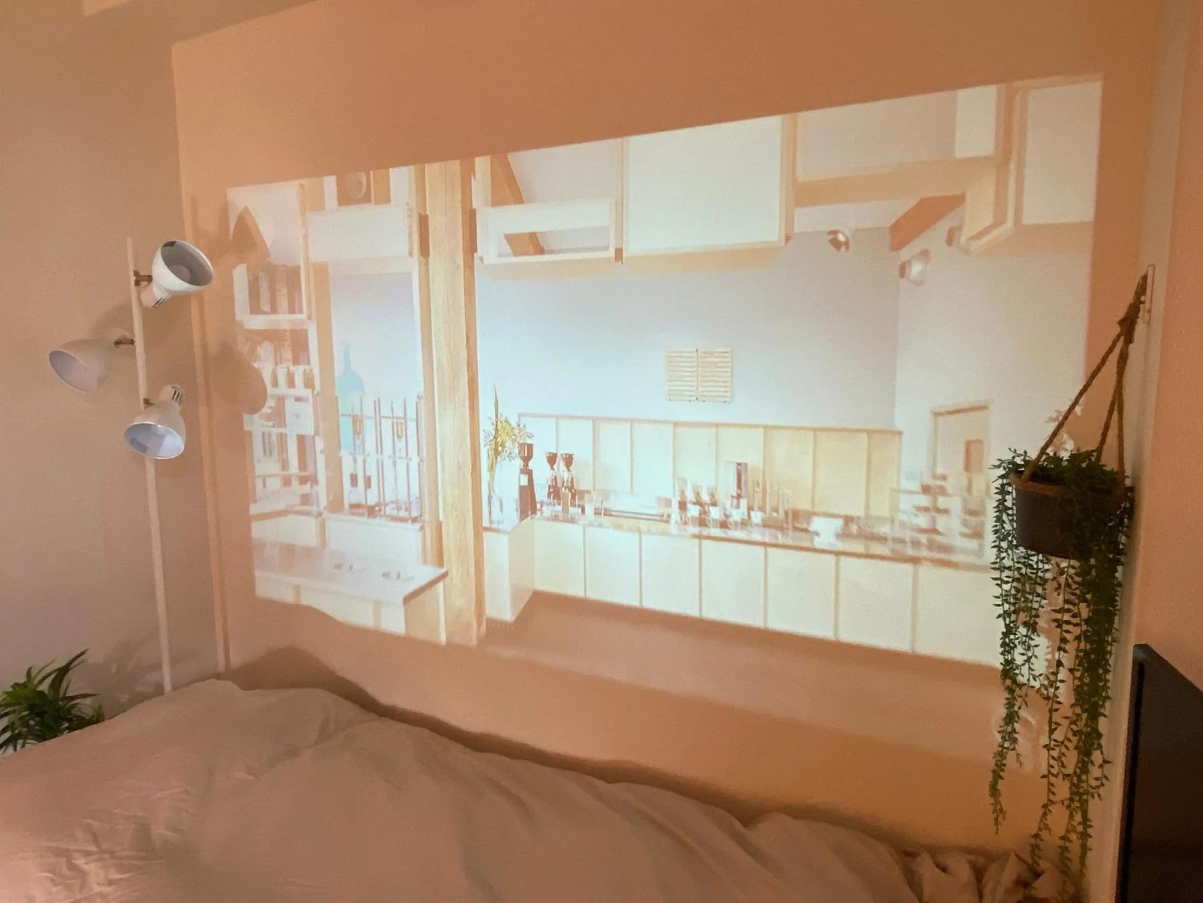 Bed in Yoyogi Apartment 2-401 by Tranova