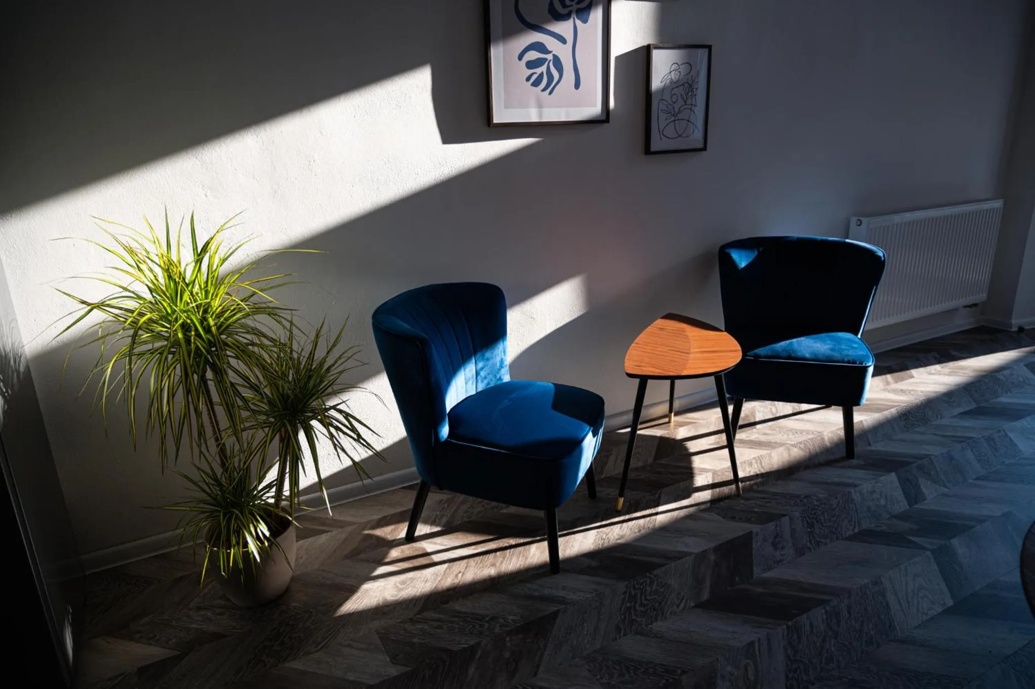 Seating area in ART Hostel & Apartments