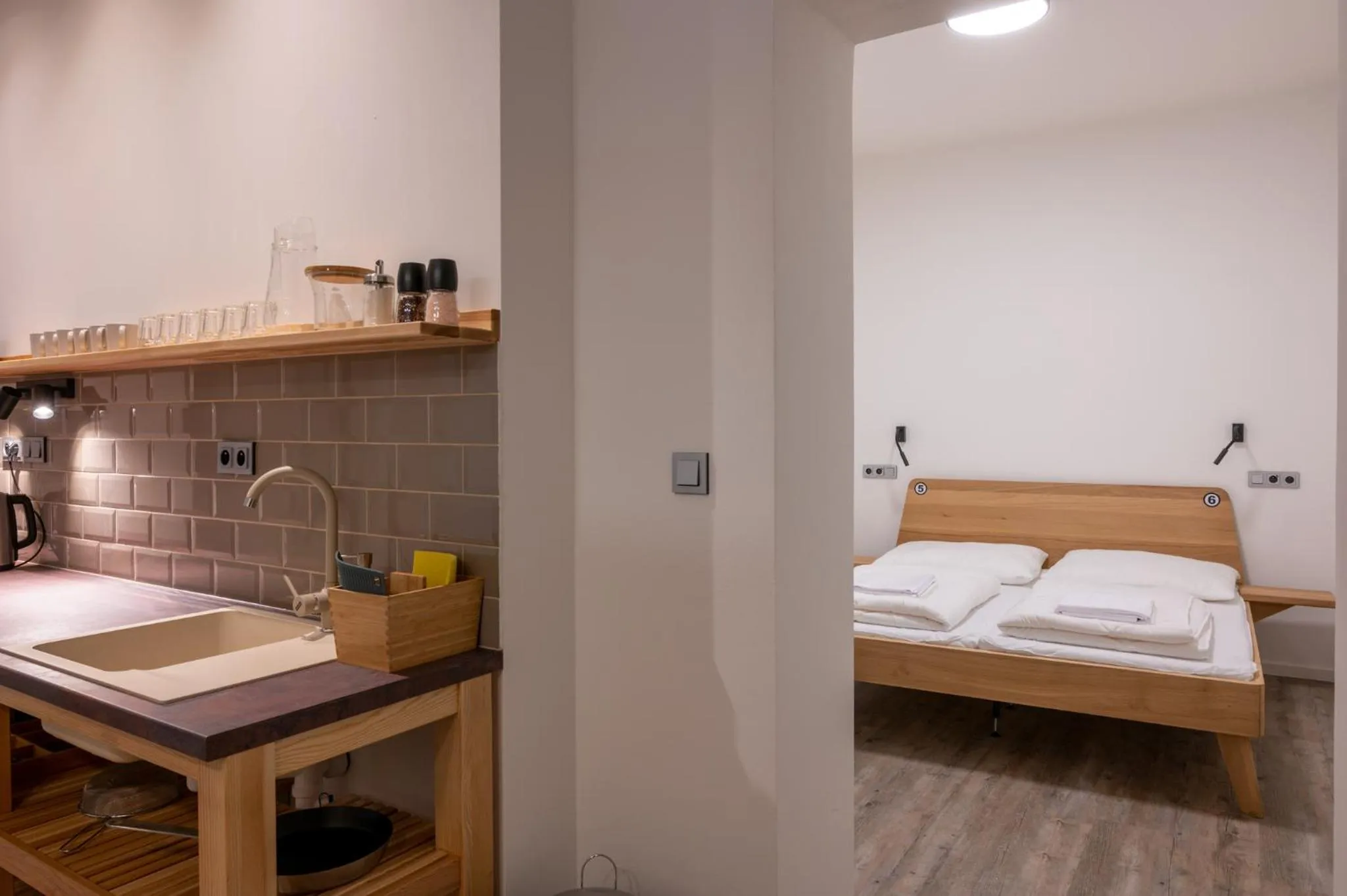 Photo of the whole room, Bed in ART Hostel & Apartments