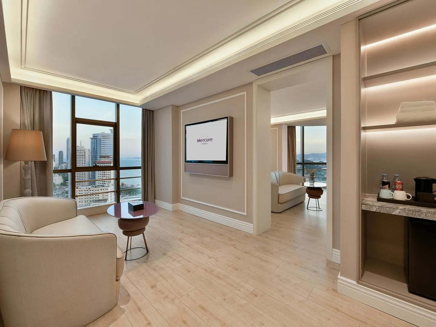 Living room in Mercure Xiamen Zhongshan Road Pedestrian Street Seaview