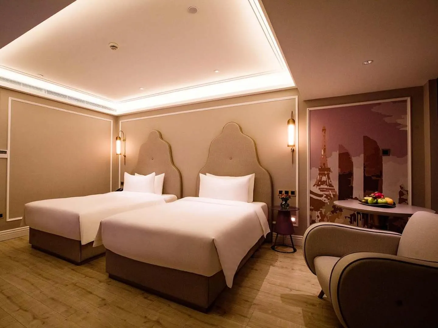 Bed in Mercure Xiamen Zhongshan Road Pedestrian Street Seaview