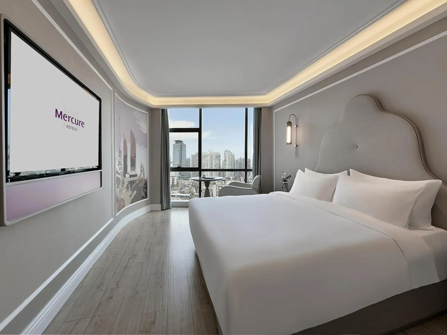 City view, Bed in Mercure Xiamen Zhongshan Road Pedestrian Street Seaview