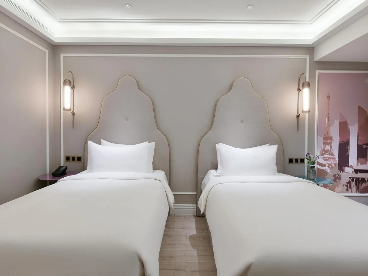 Bed in Mercure Xiamen Zhongshan Road Pedestrian Street Seaview
