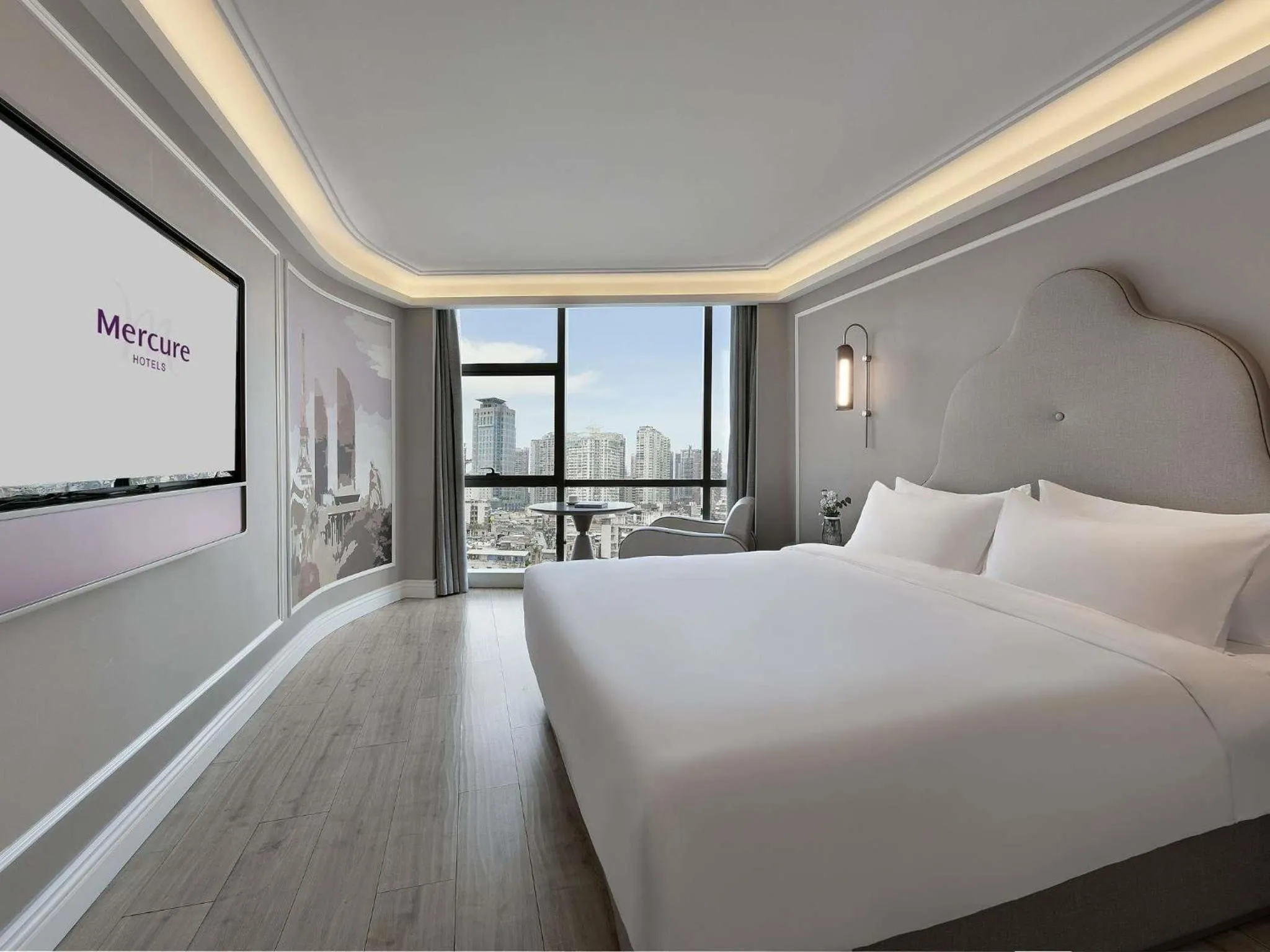 Bedroom, Bed in Mercure Xiamen Zhongshan Road Pedestrian Street Seaview