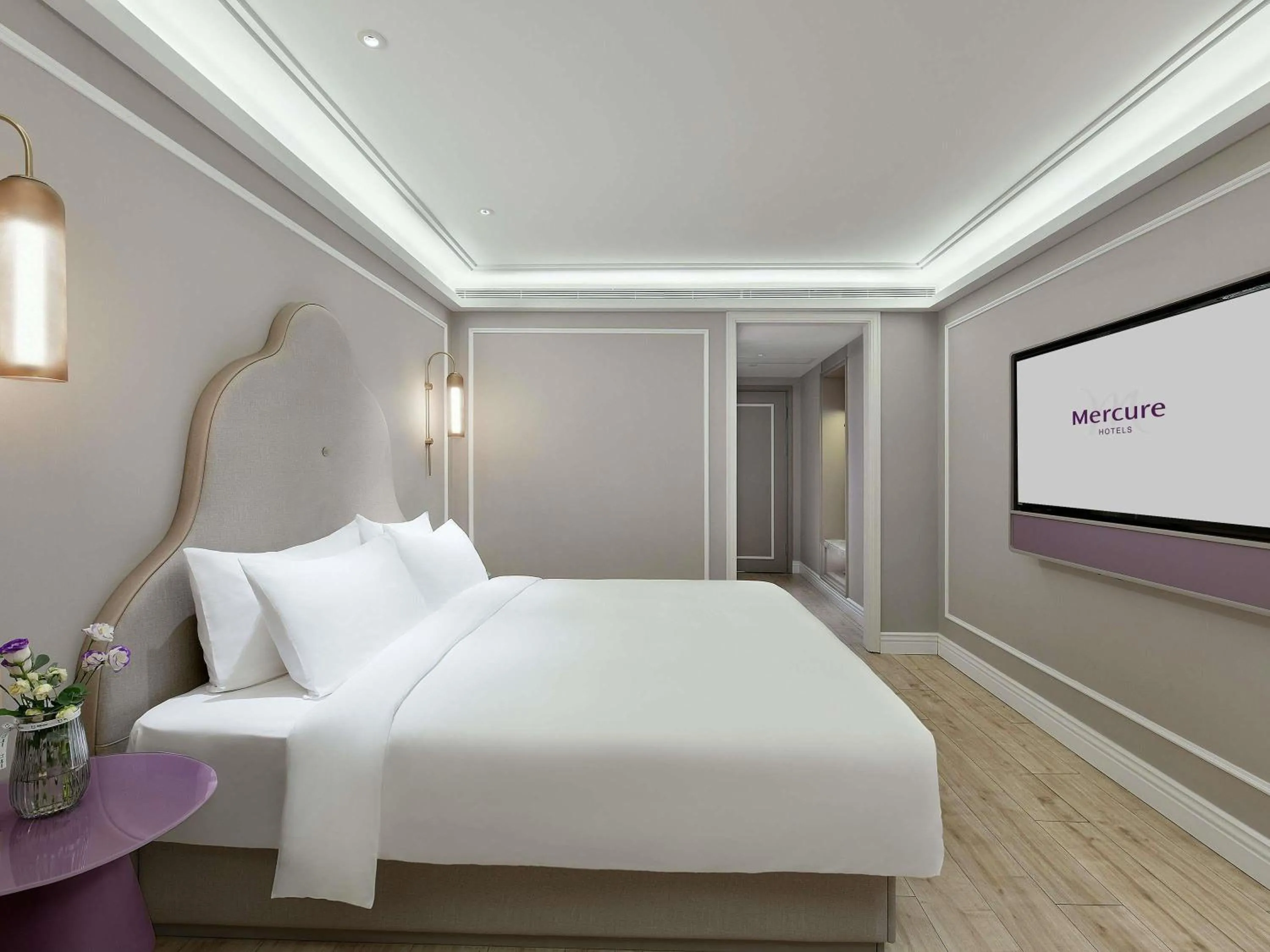 Bedroom, Bed in Mercure Xiamen Zhongshan Road Pedestrian Street Seaview