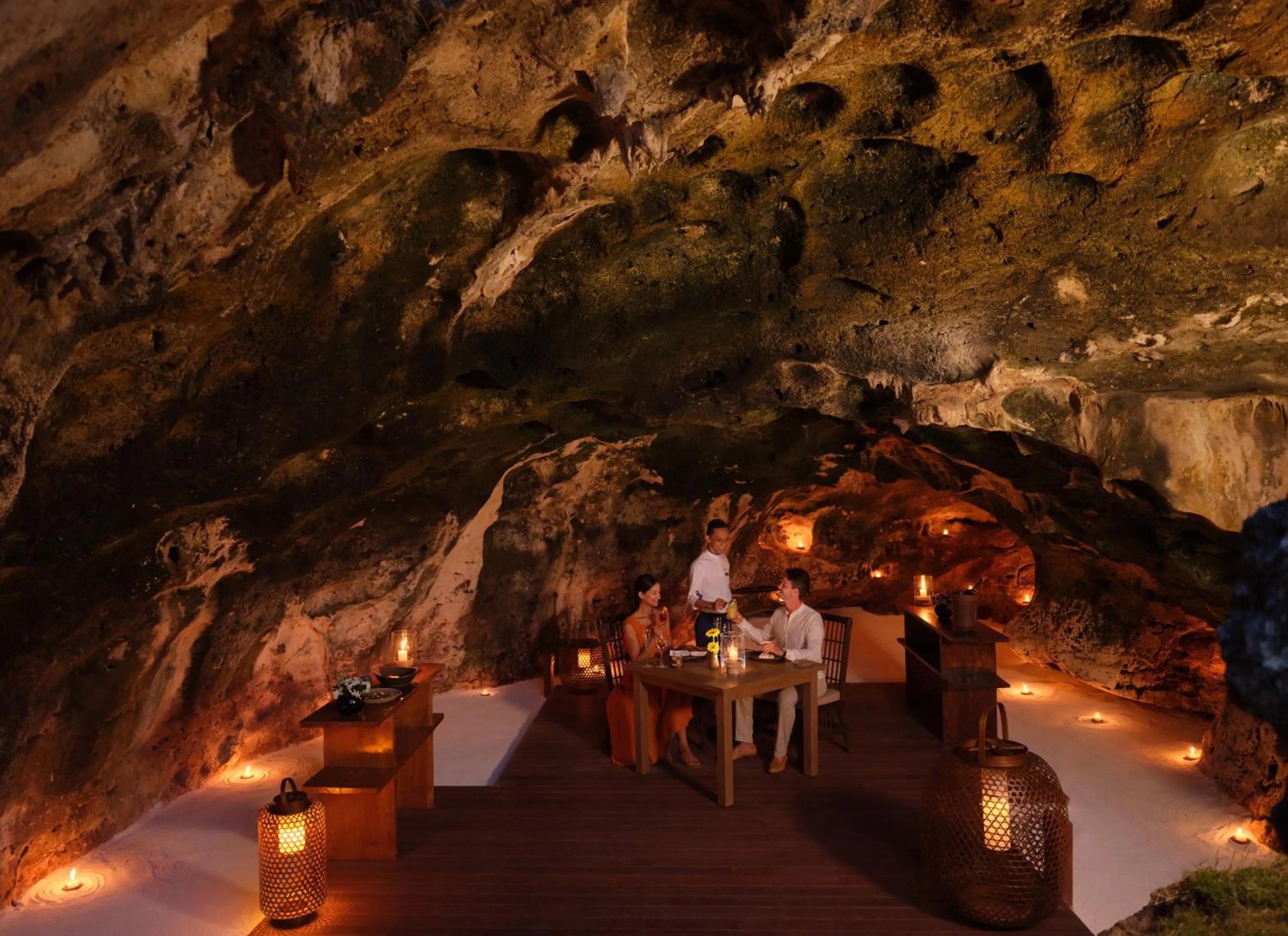 Dining area in Raffles Bali