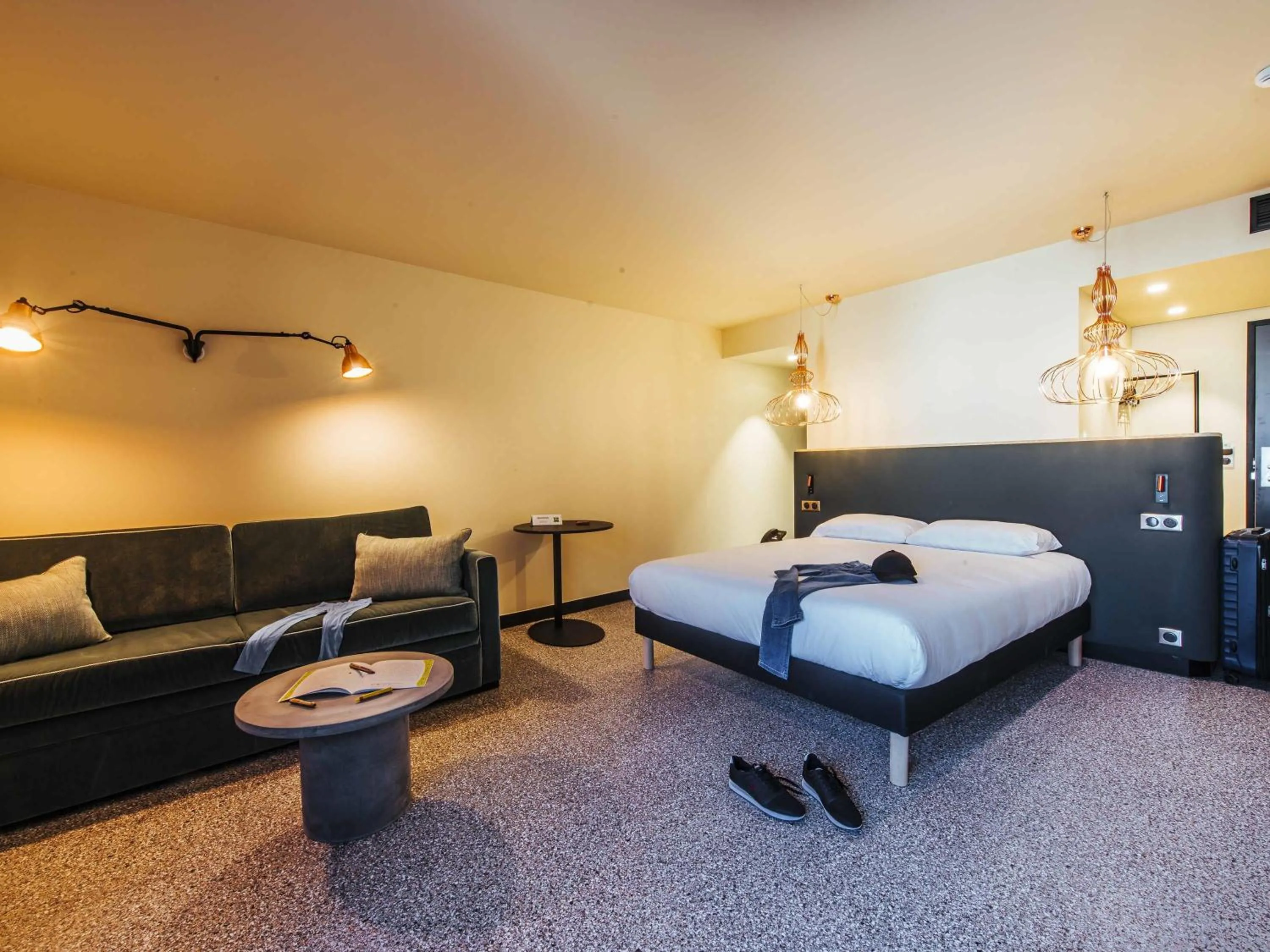 Bedroom, Bed in Ibis Styles Rouen Centre Rive Gauche