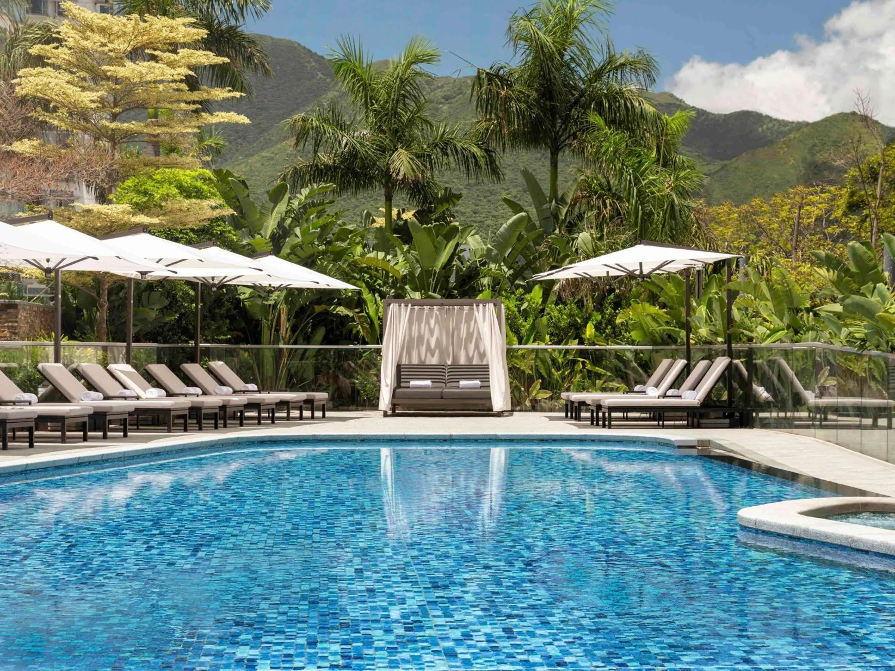 Pool view in The Silveri Hotel Hong Kong - MGallery Collection