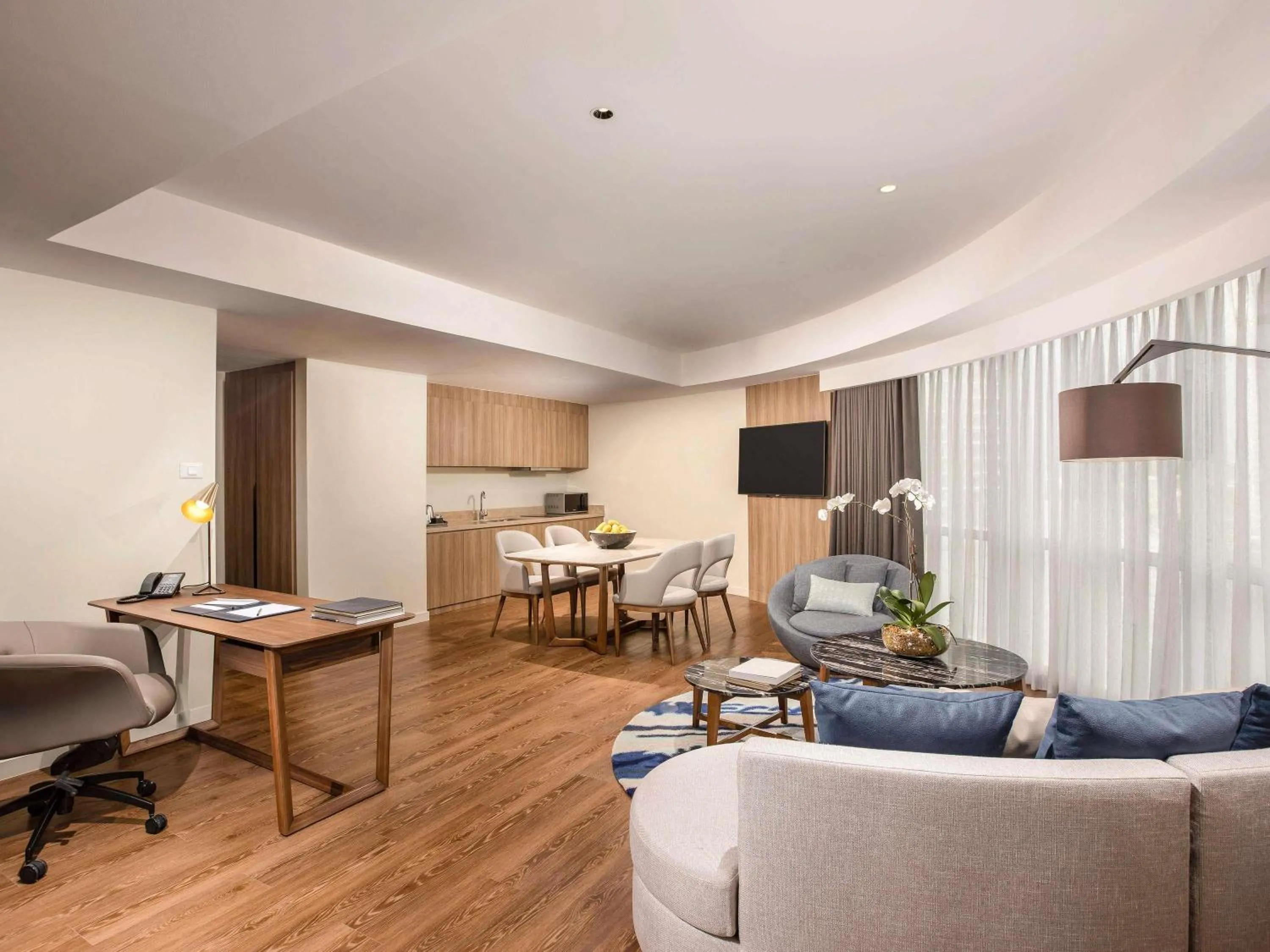 Bedroom in Novotel Suites Manila at Acqua