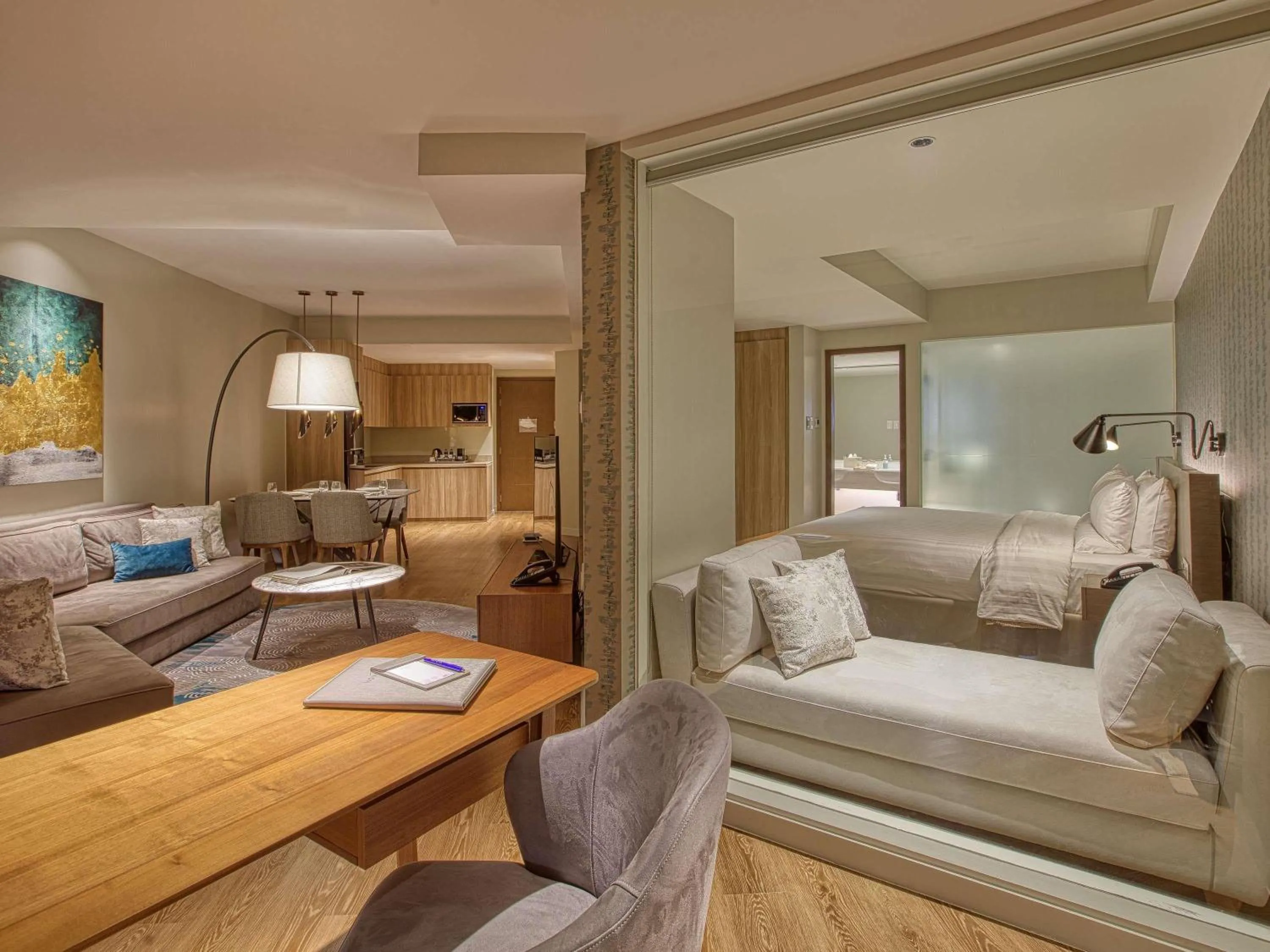 Bedroom in Novotel Suites Manila at Acqua