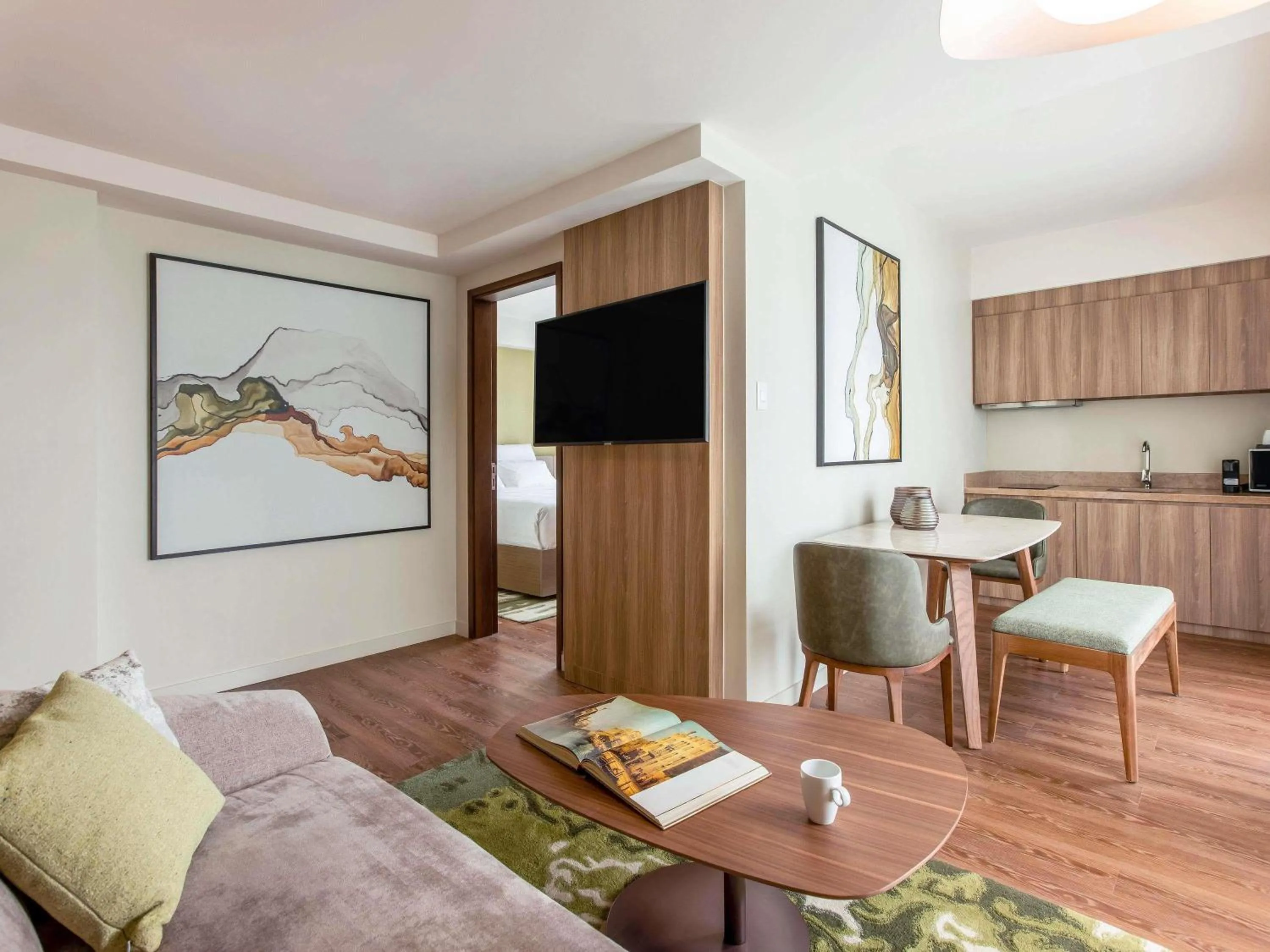 Bedroom in Novotel Suites Manila at Acqua