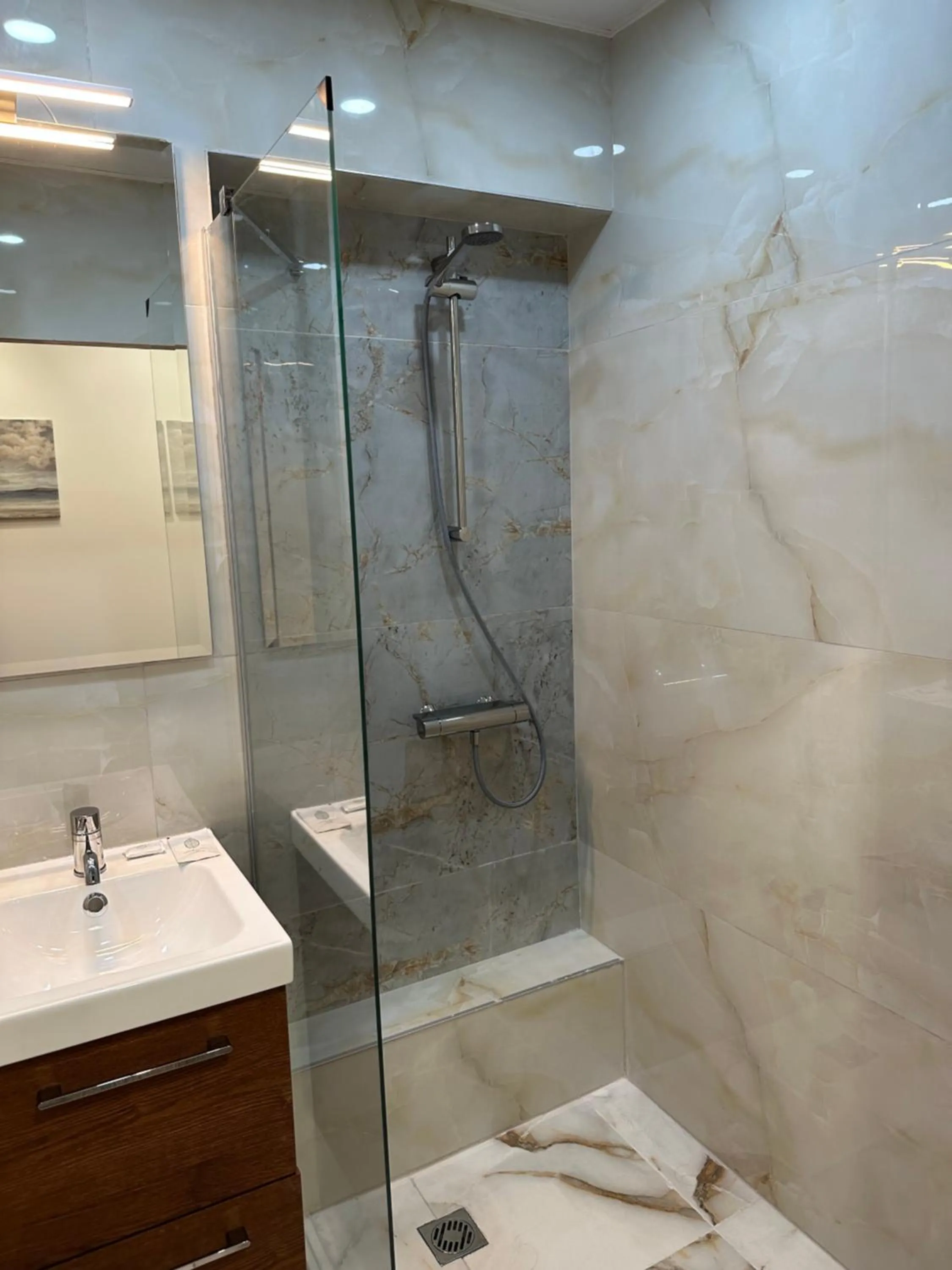 Bathroom in Hotel Art