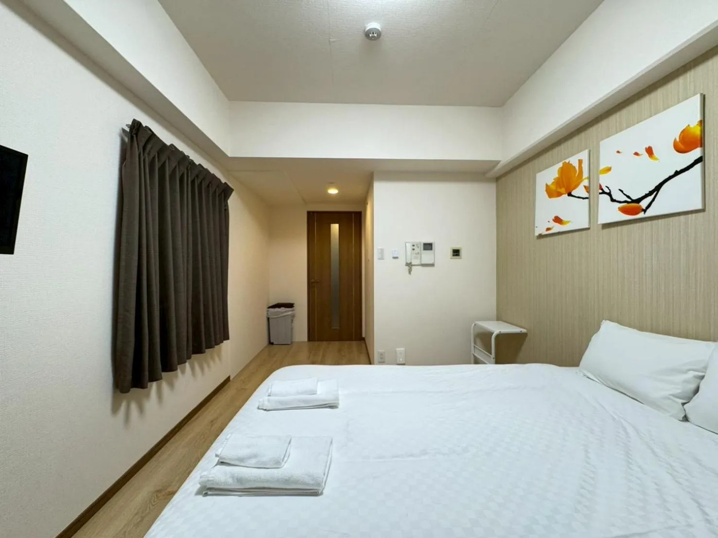 Bed in Sakura Sands Hotel