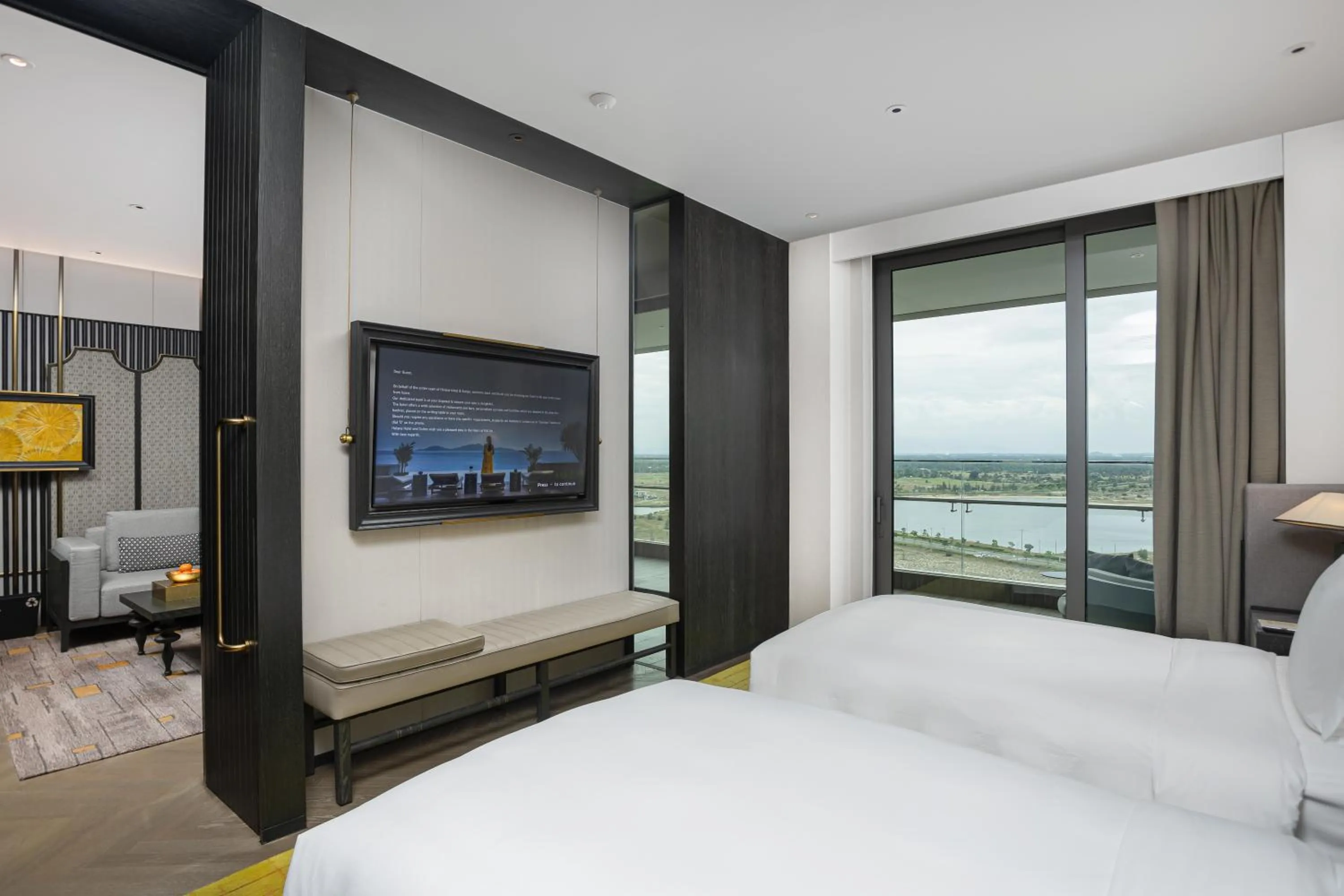 Natural landscape, Bed in Hoiana Hotel & Suites