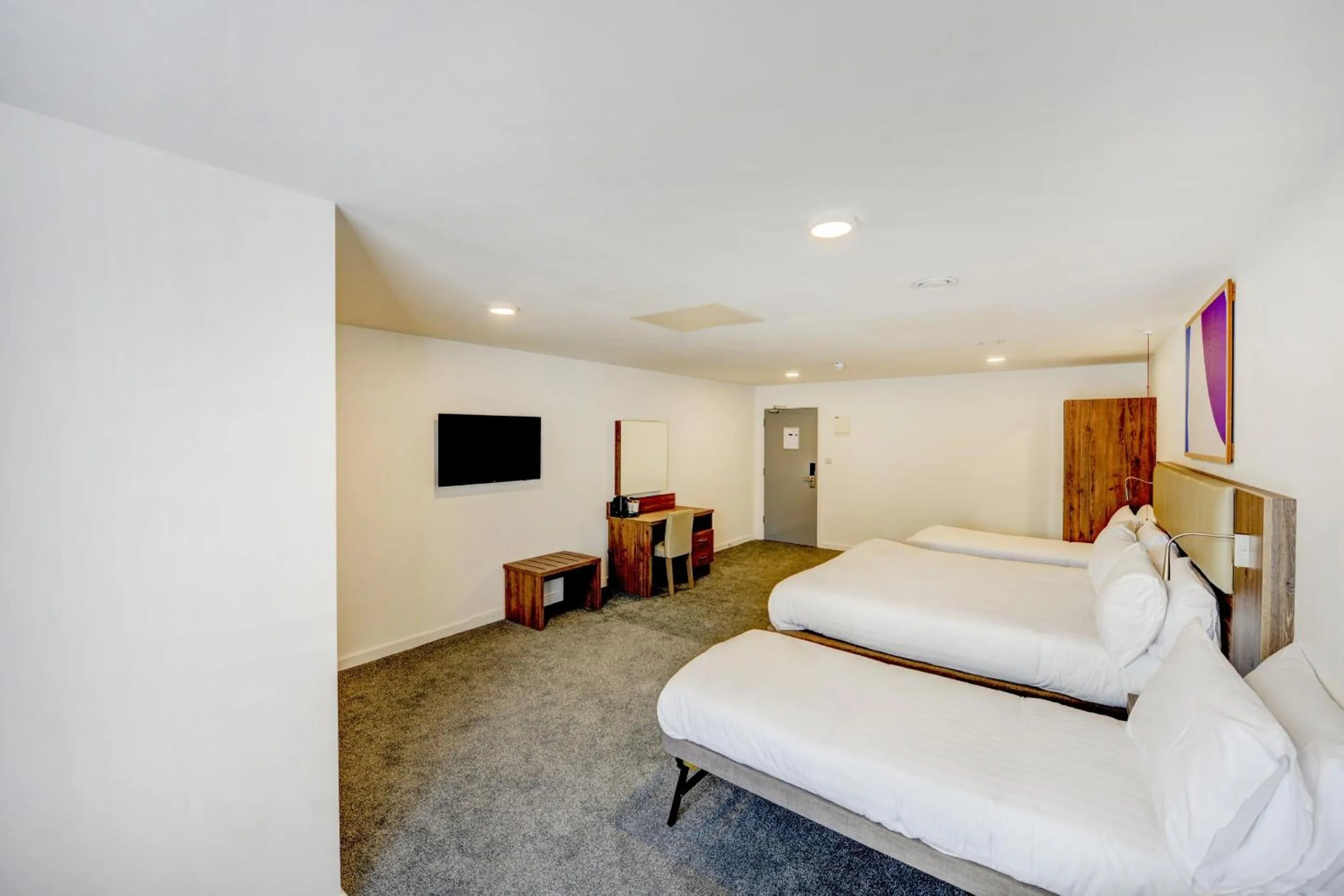 Bedroom, Bed in OYO Plymouth Central Hotel