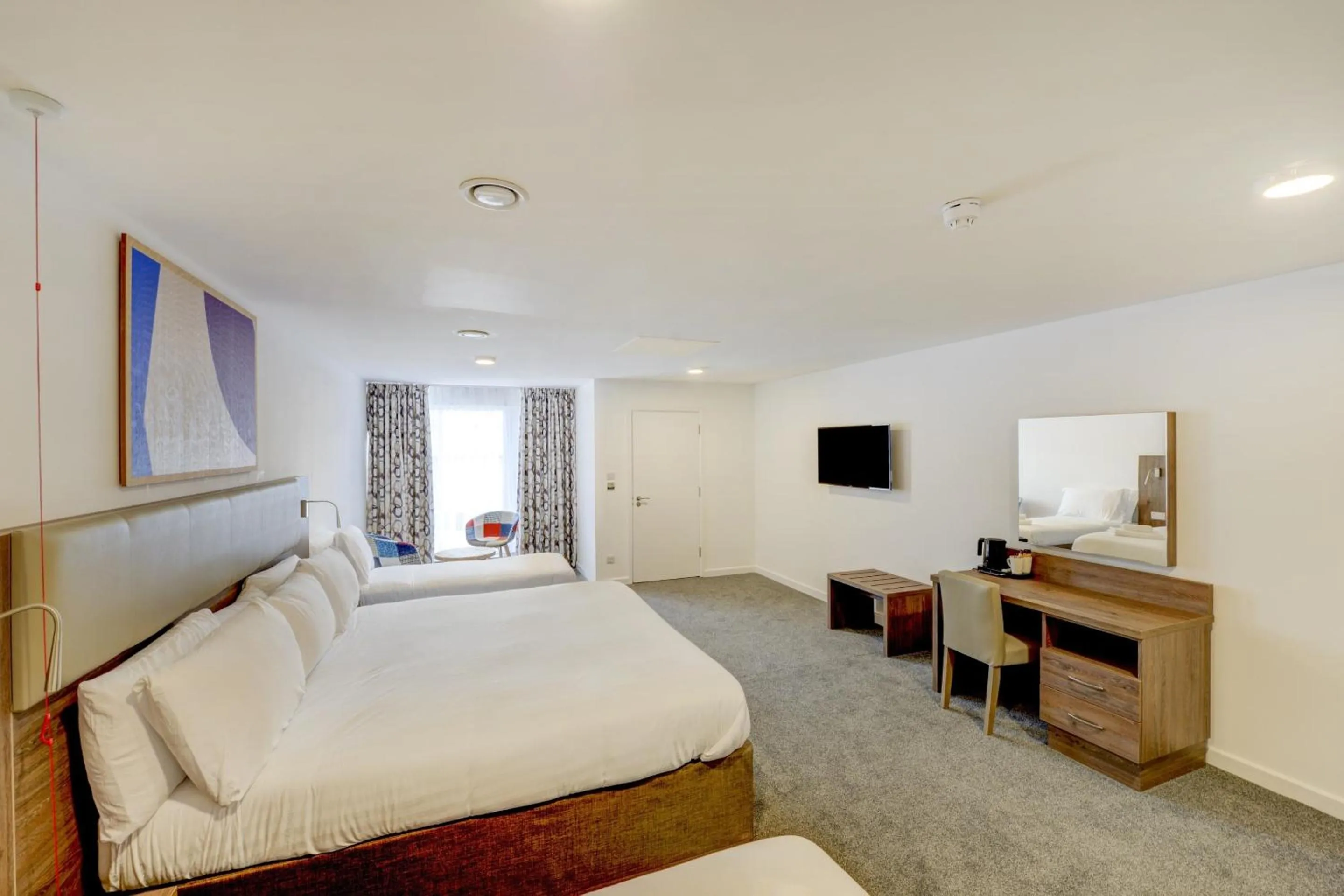 Bedroom, Bed in OYO Plymouth Central Hotel