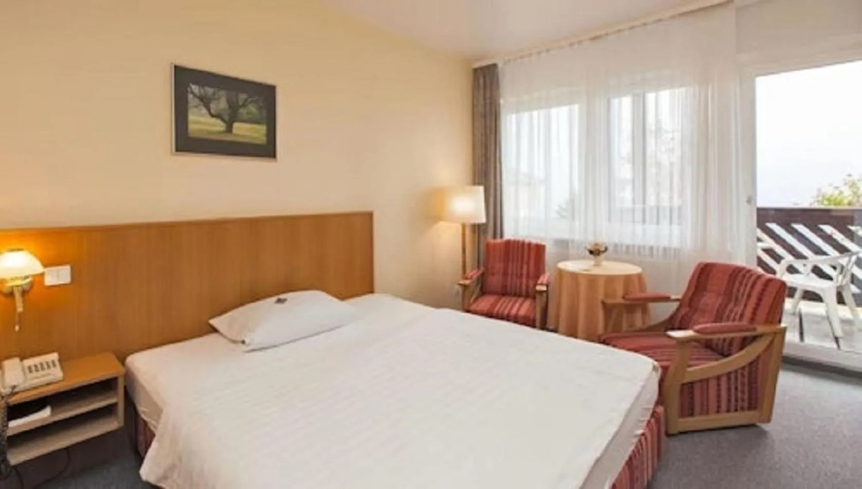 Bed in Panorama Hotel Oberwiesenthal