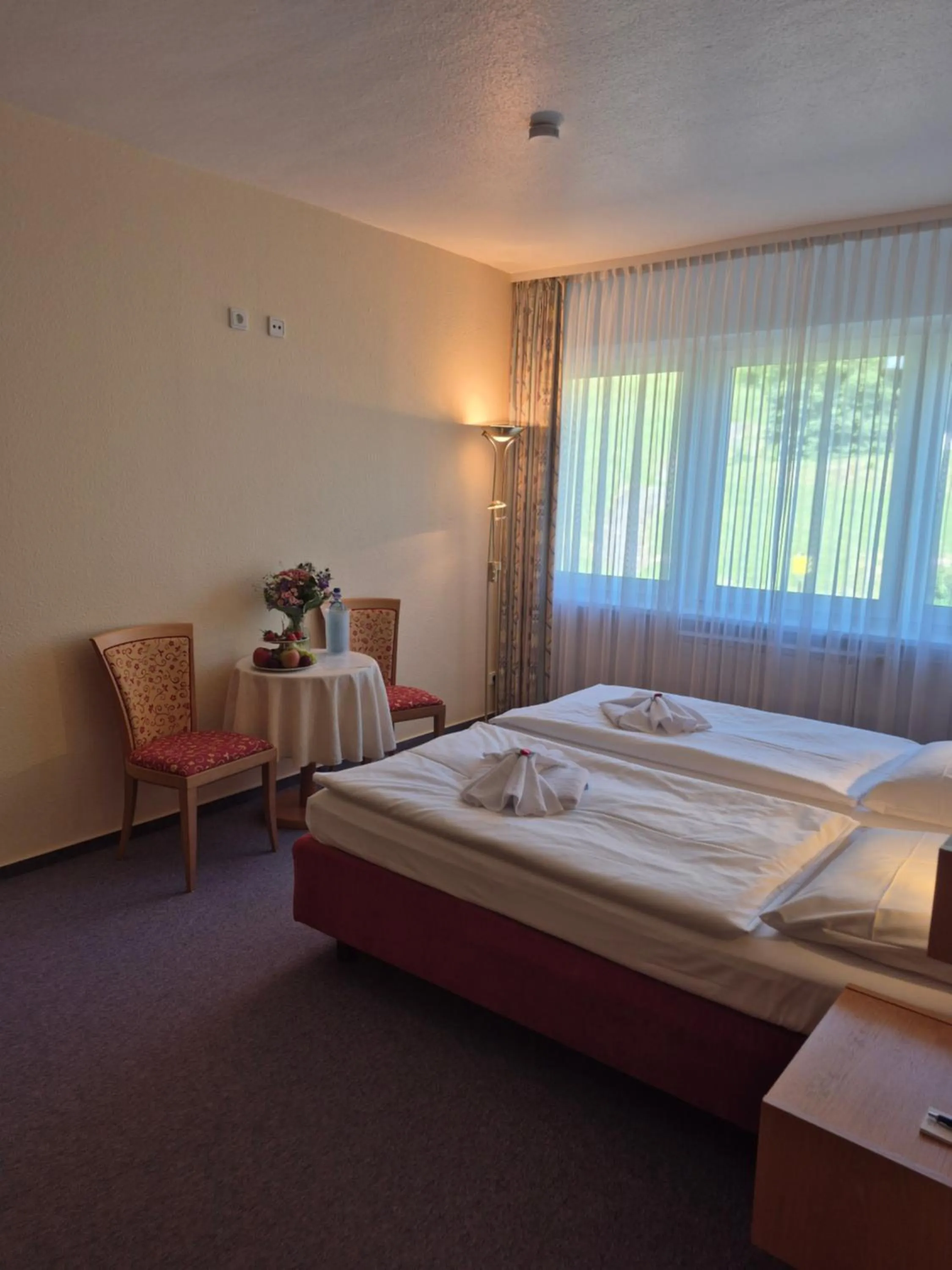 Photo of the whole room, Bed in Panorama Hotel Oberwiesenthal