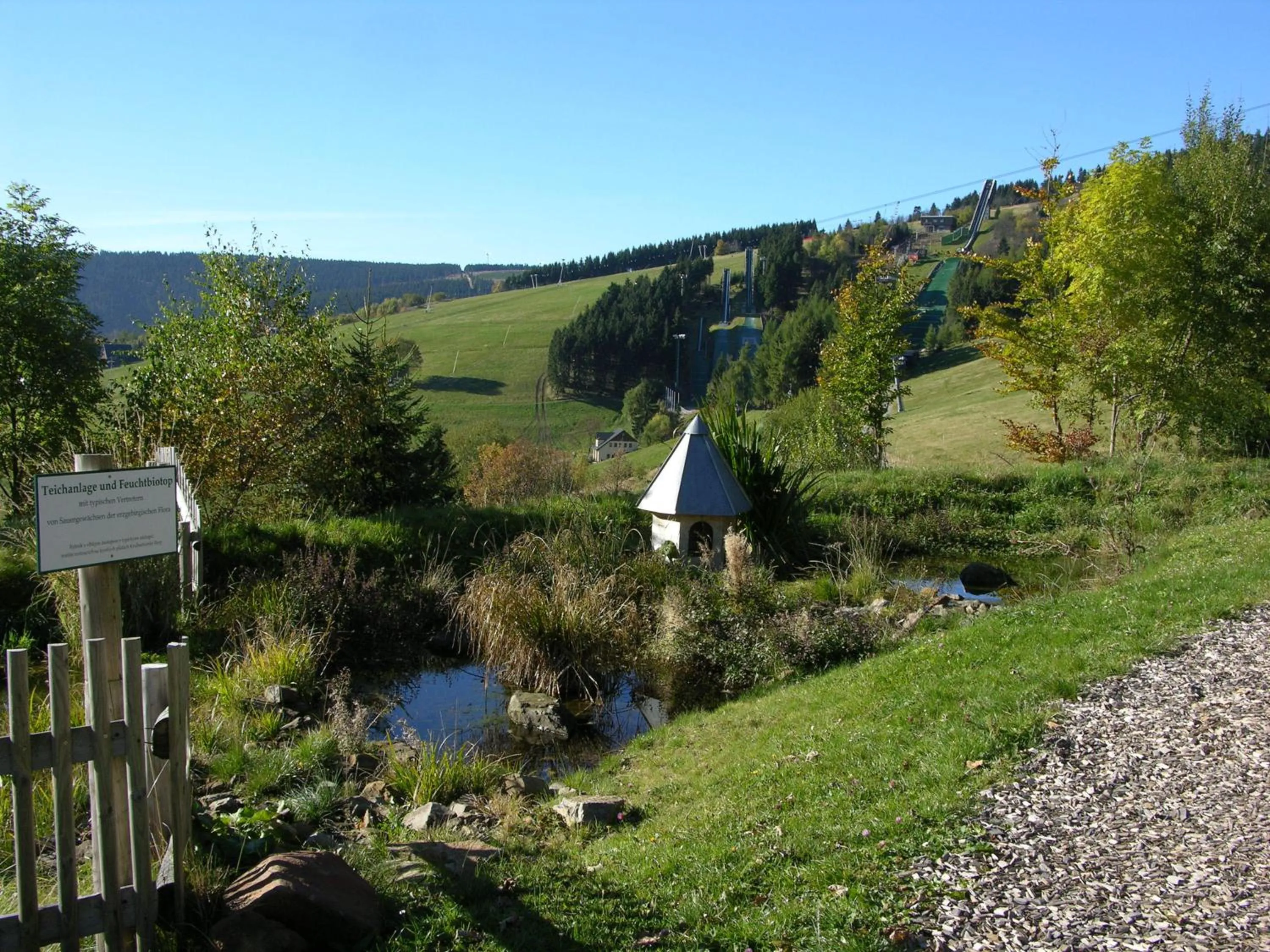 Garden in Panorama Hotel Oberwiesenthal