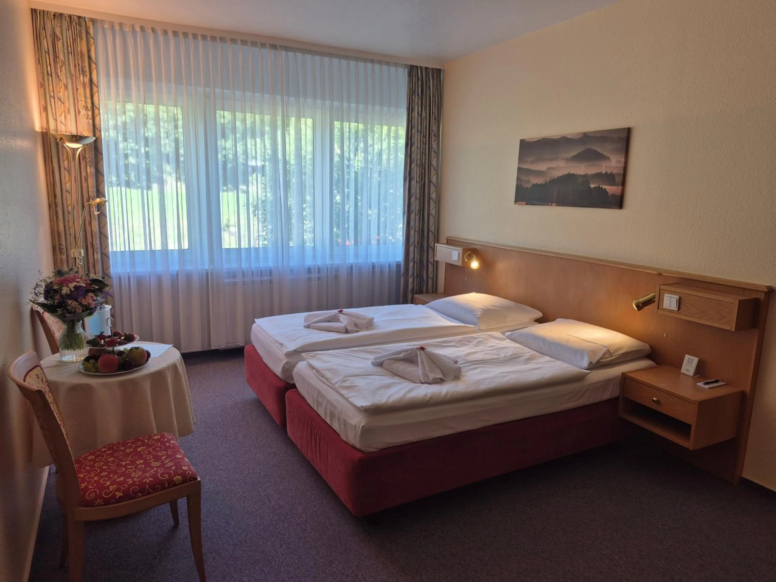 Photo of the whole room, Bed in Panorama Hotel Oberwiesenthal