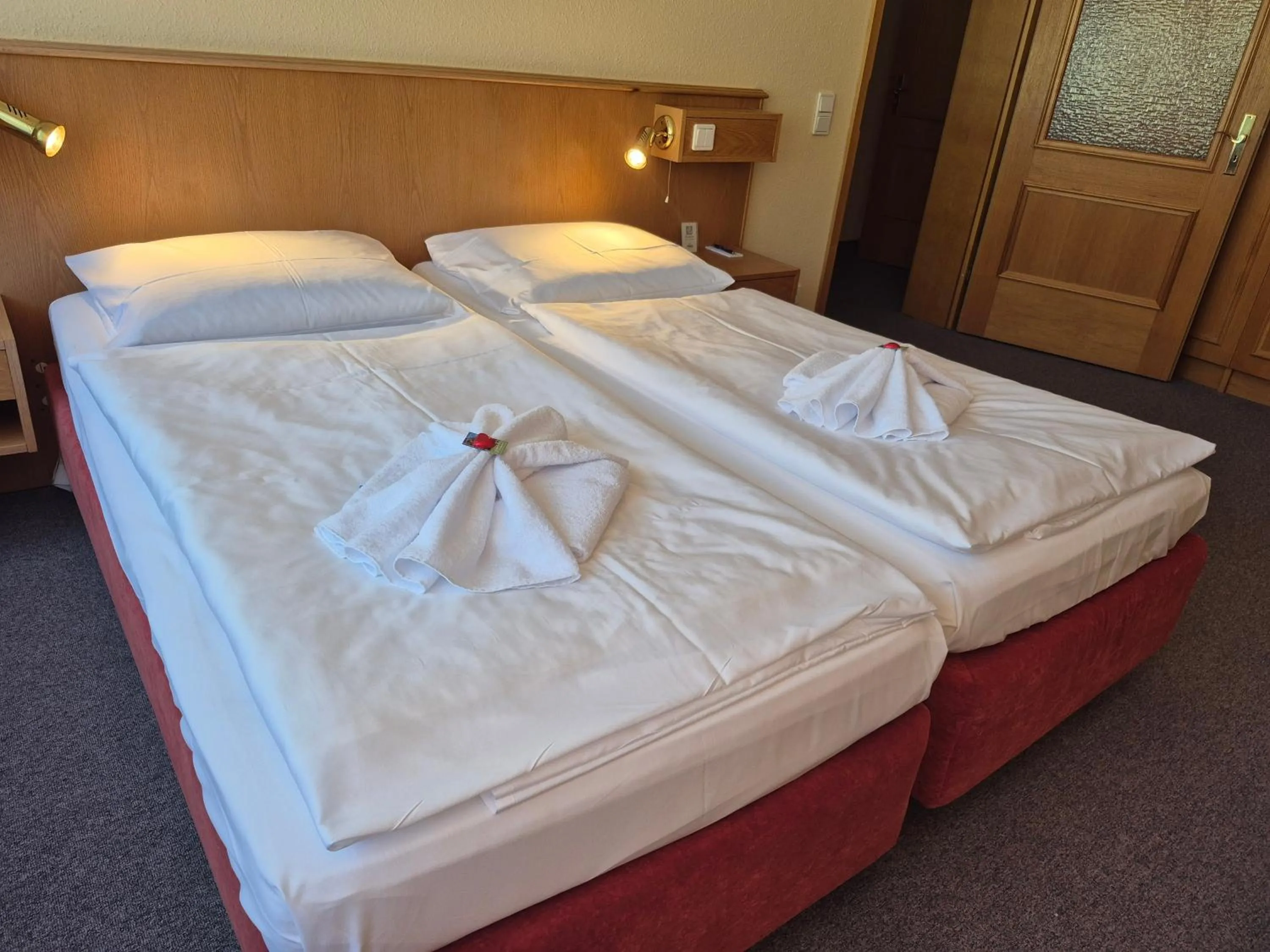 Bed in Panorama Hotel Oberwiesenthal