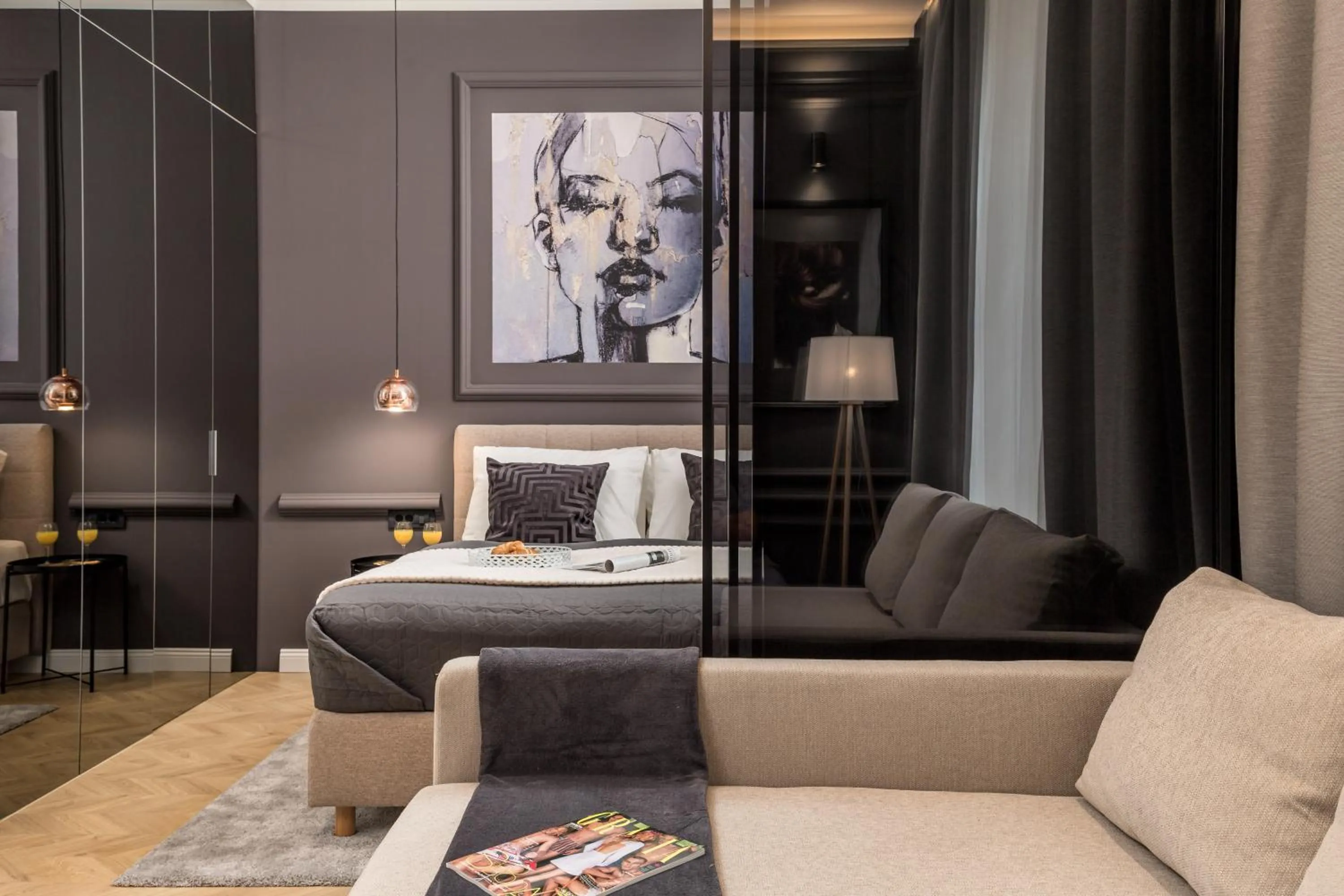 Living room in Luxury Number 1 Apartments