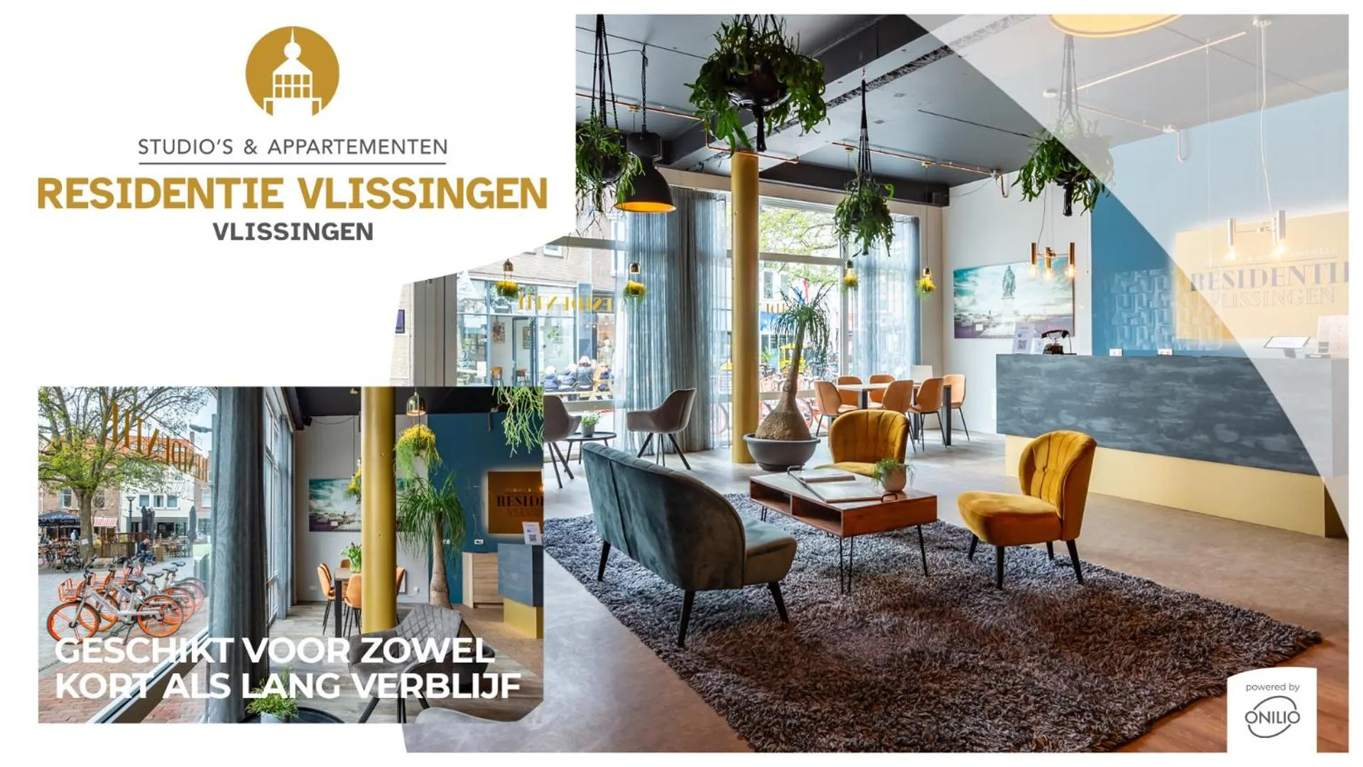 Lobby or reception in Hotel Residentie Vlissingen