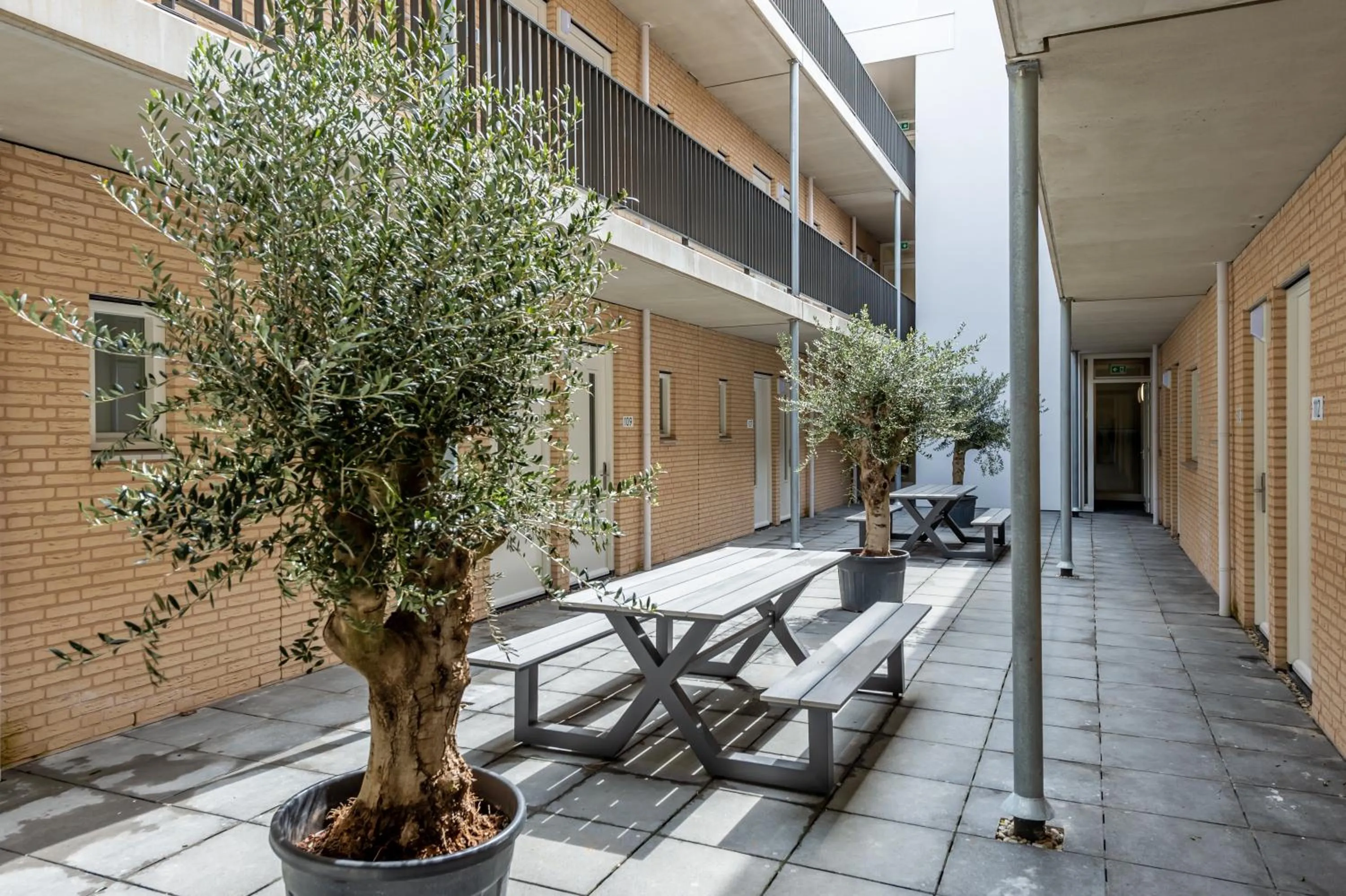 Patio in Hotel Residentie Vlissingen