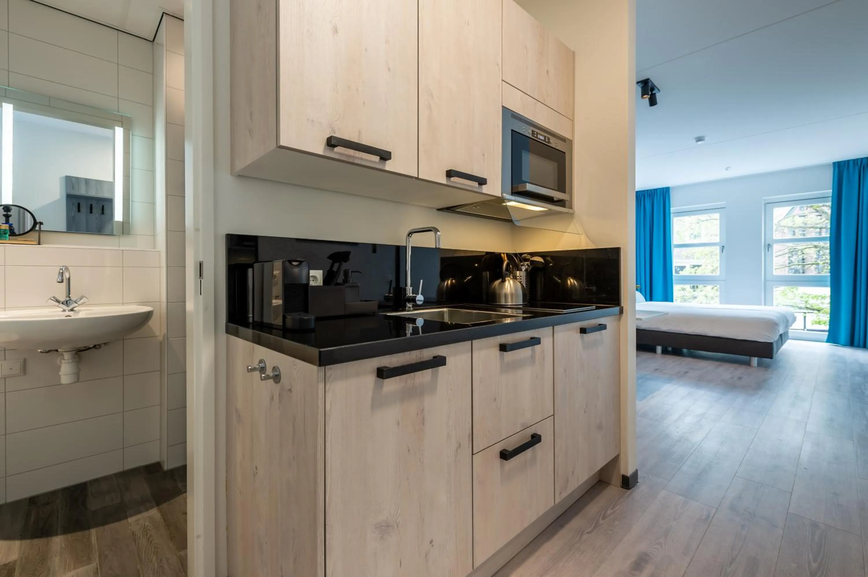 Kitchen or kitchenette in Hotel Residentie Vlissingen