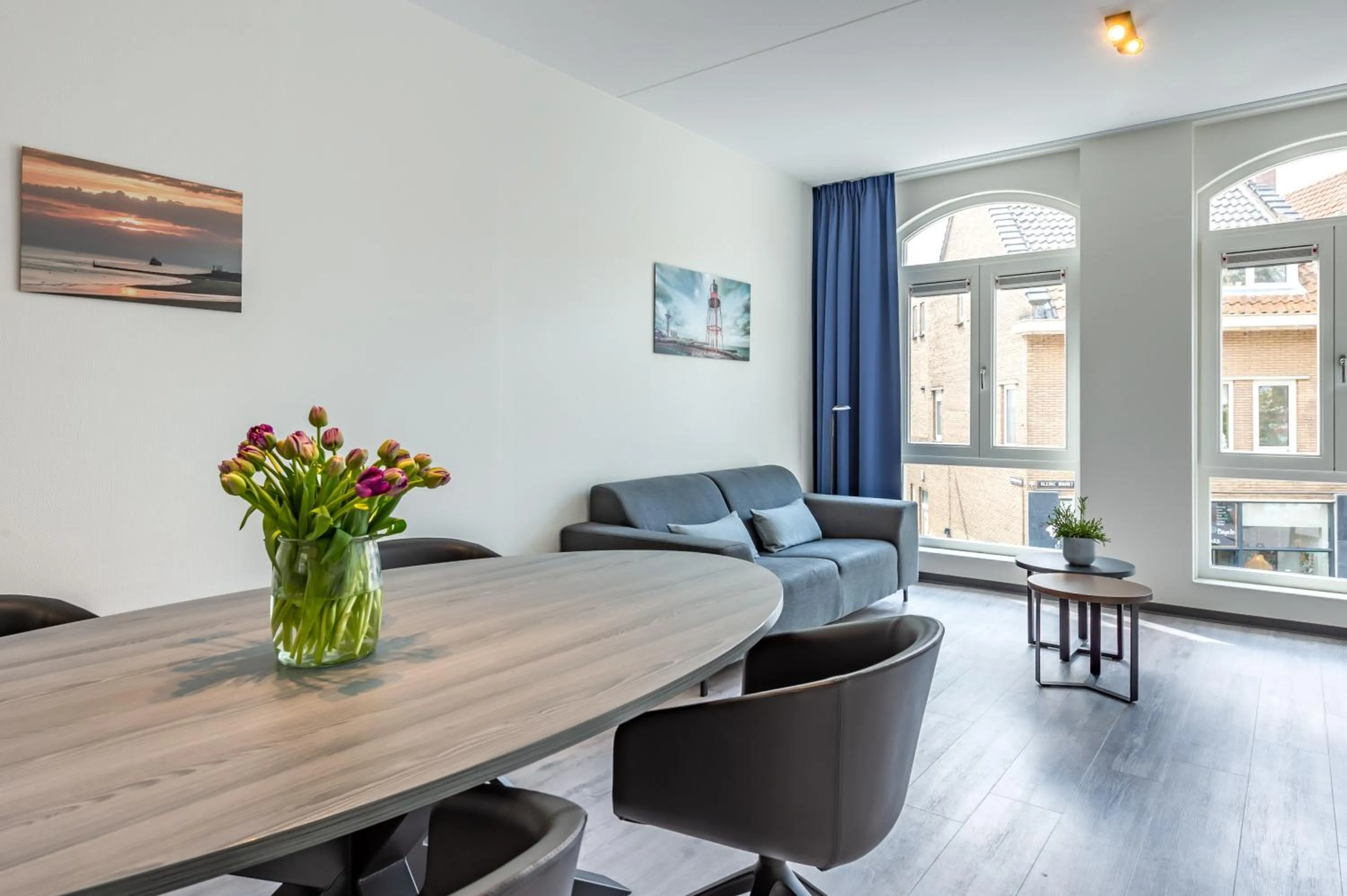 Seating area in Hotel Residentie Vlissingen