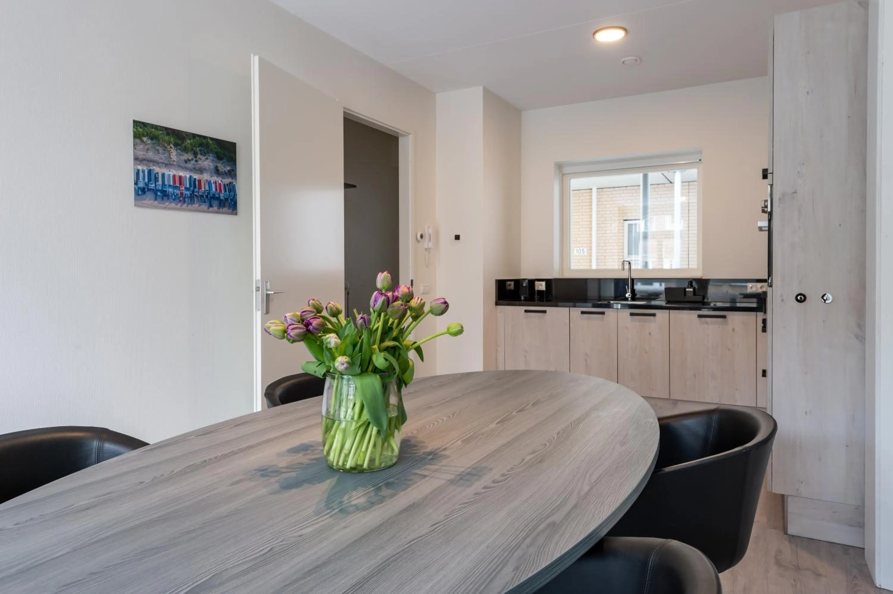 Kitchen or kitchenette in Hotel Residentie Vlissingen